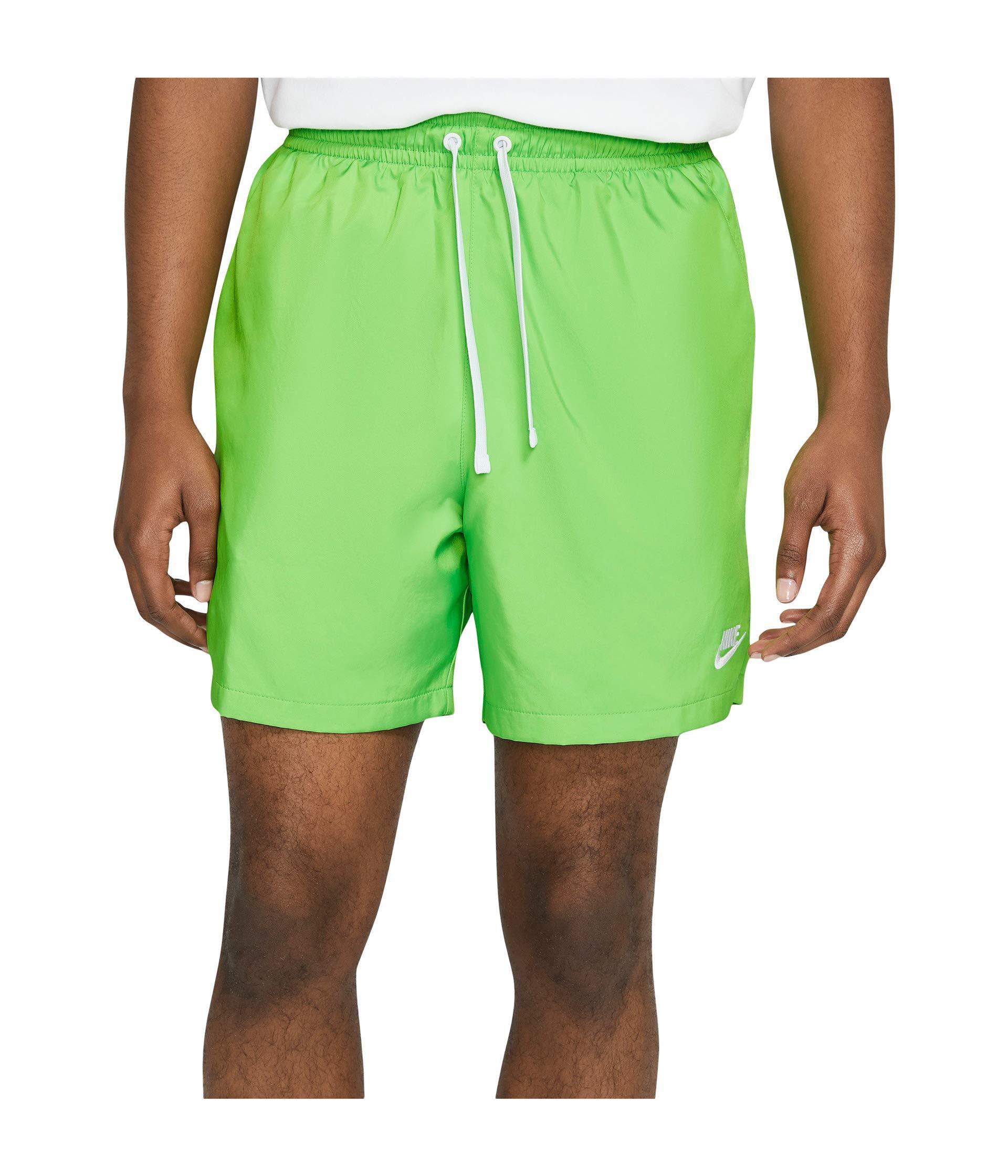Nike Synthetic Nsw Woven Flow Shorts in Green for Men | Lyst