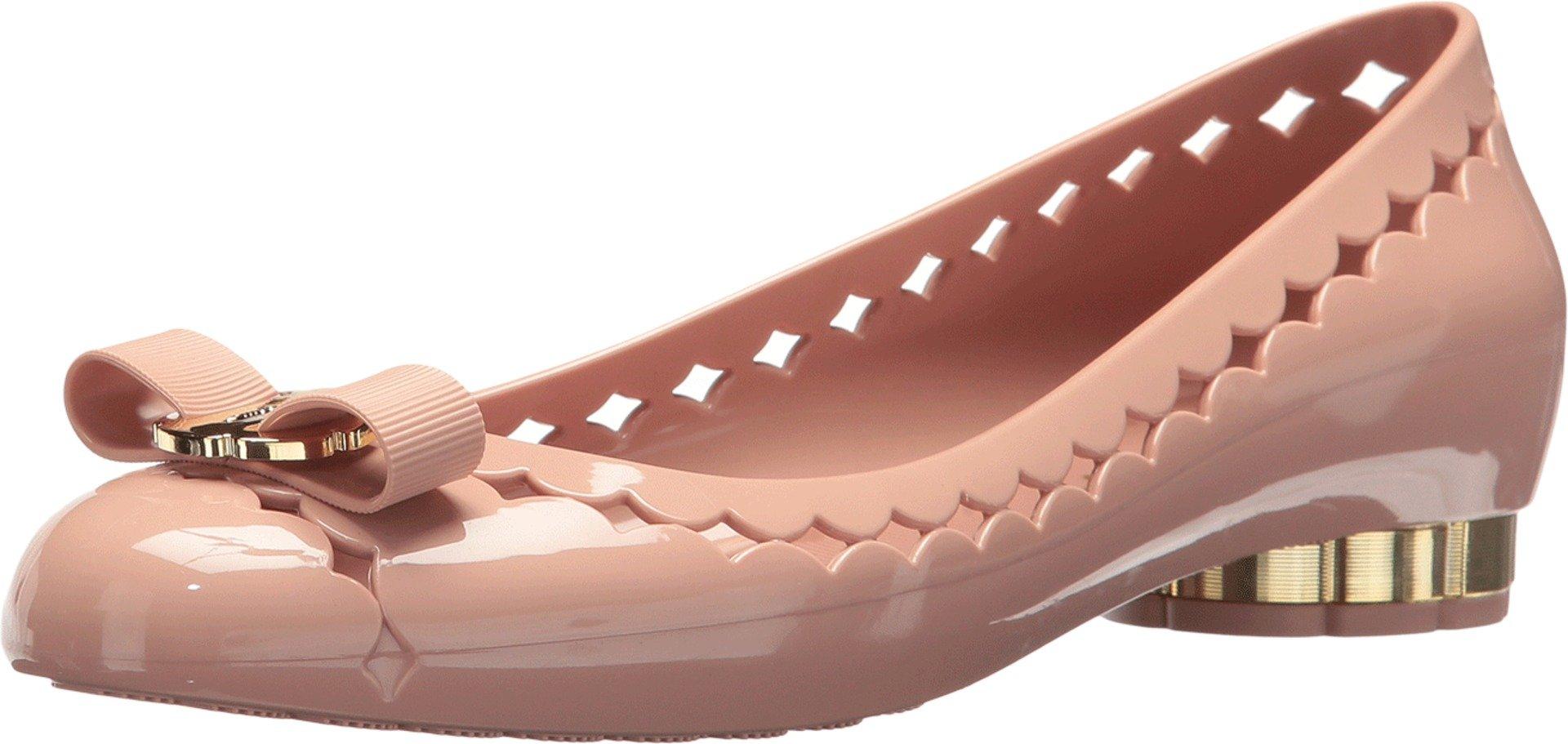 ferragamo jelly ballet flat