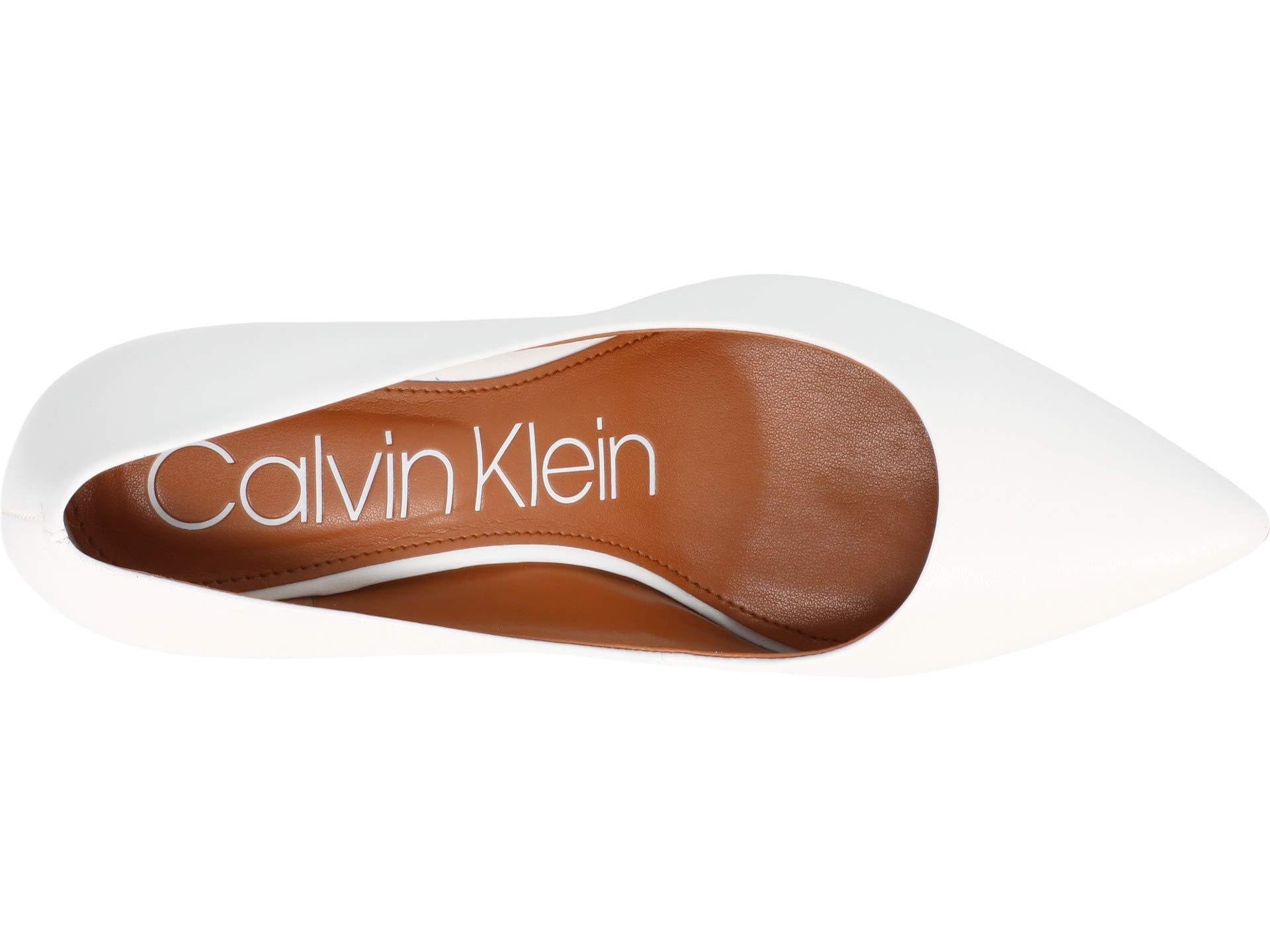 calvin klein gayle pumps white