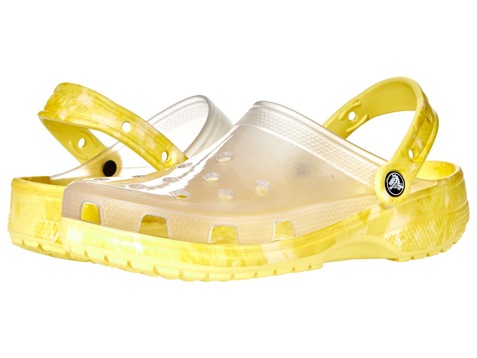 Crocs™ Classic Translucent Clog in Yellow | Lyst