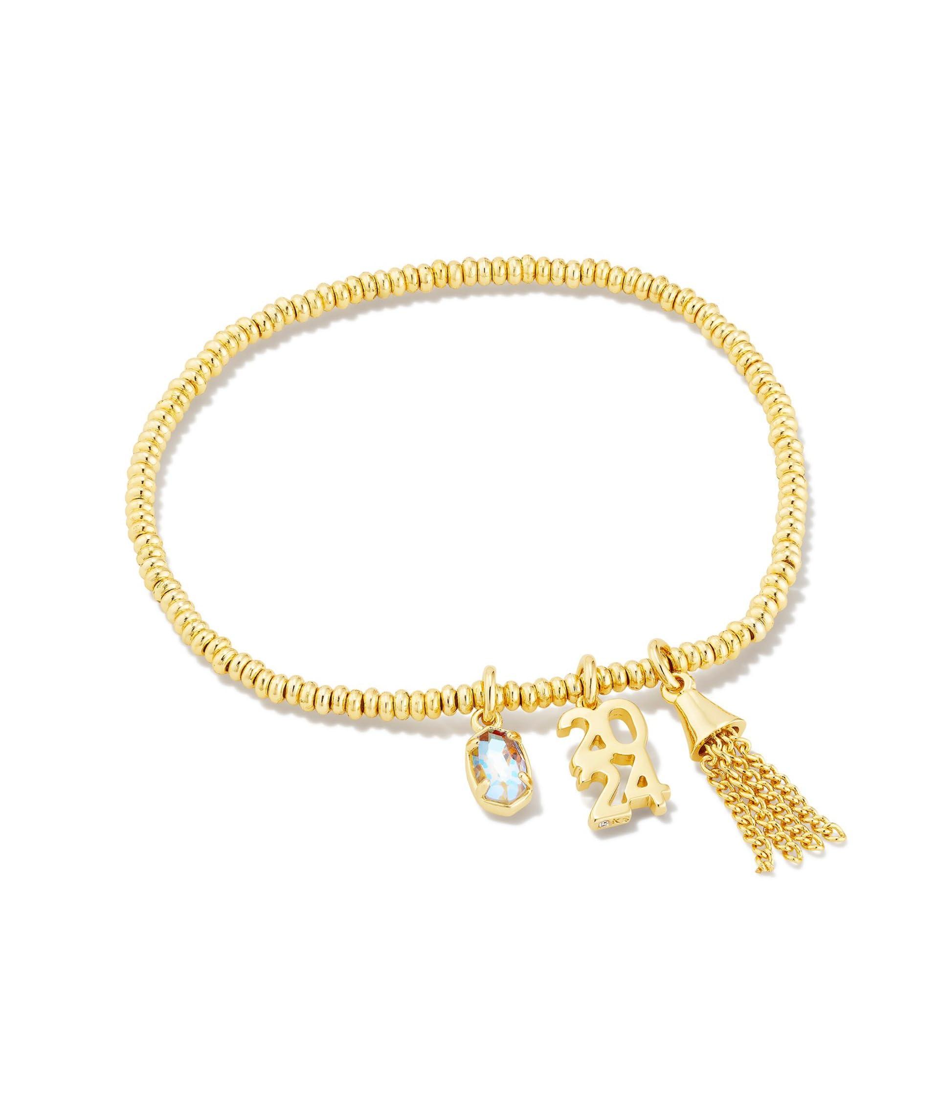 Kendra Scott 2024 Graduation Stretch Bracelet in Metallic Lyst