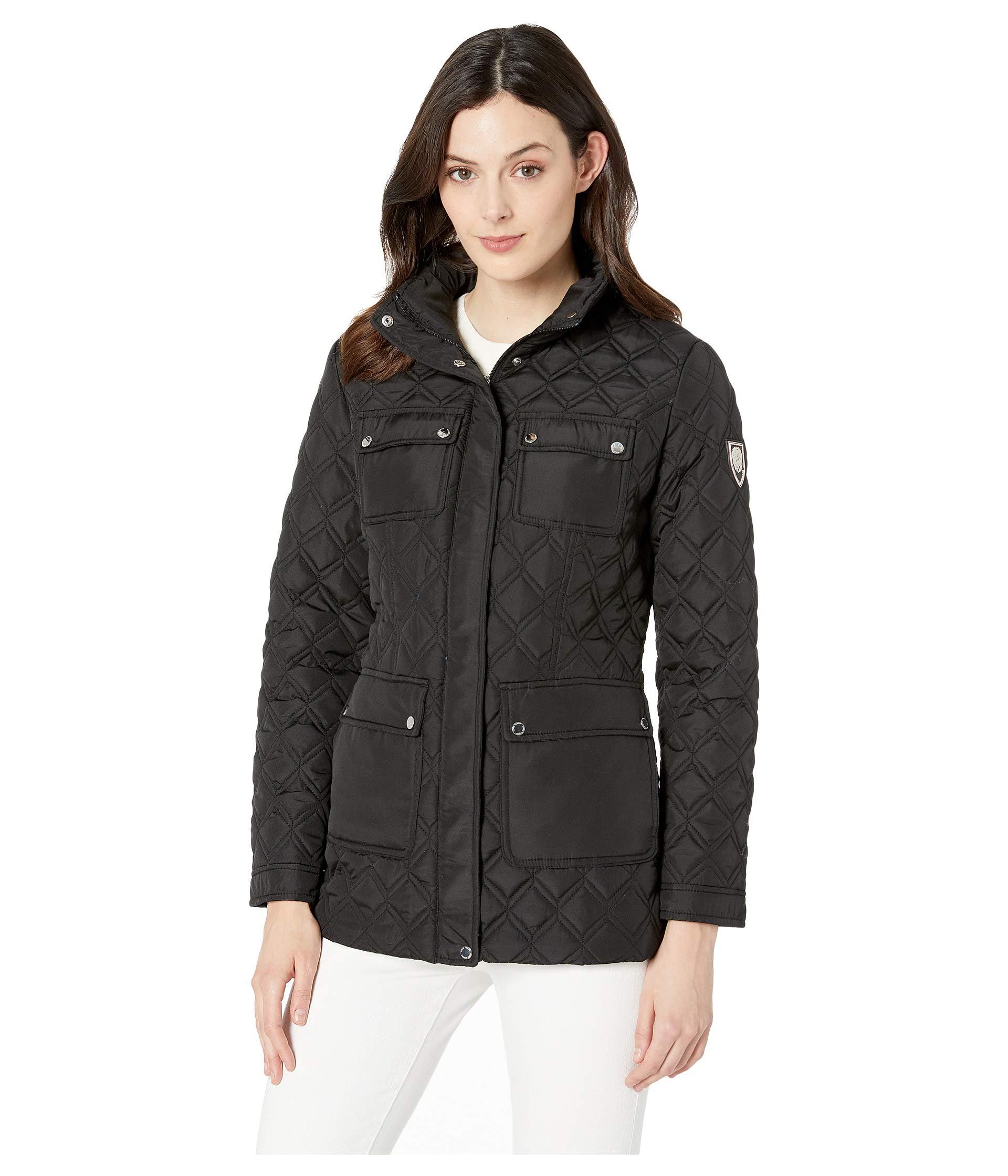Vince Camuto Synthetic 28 Quilted Jacket in Black - Lyst