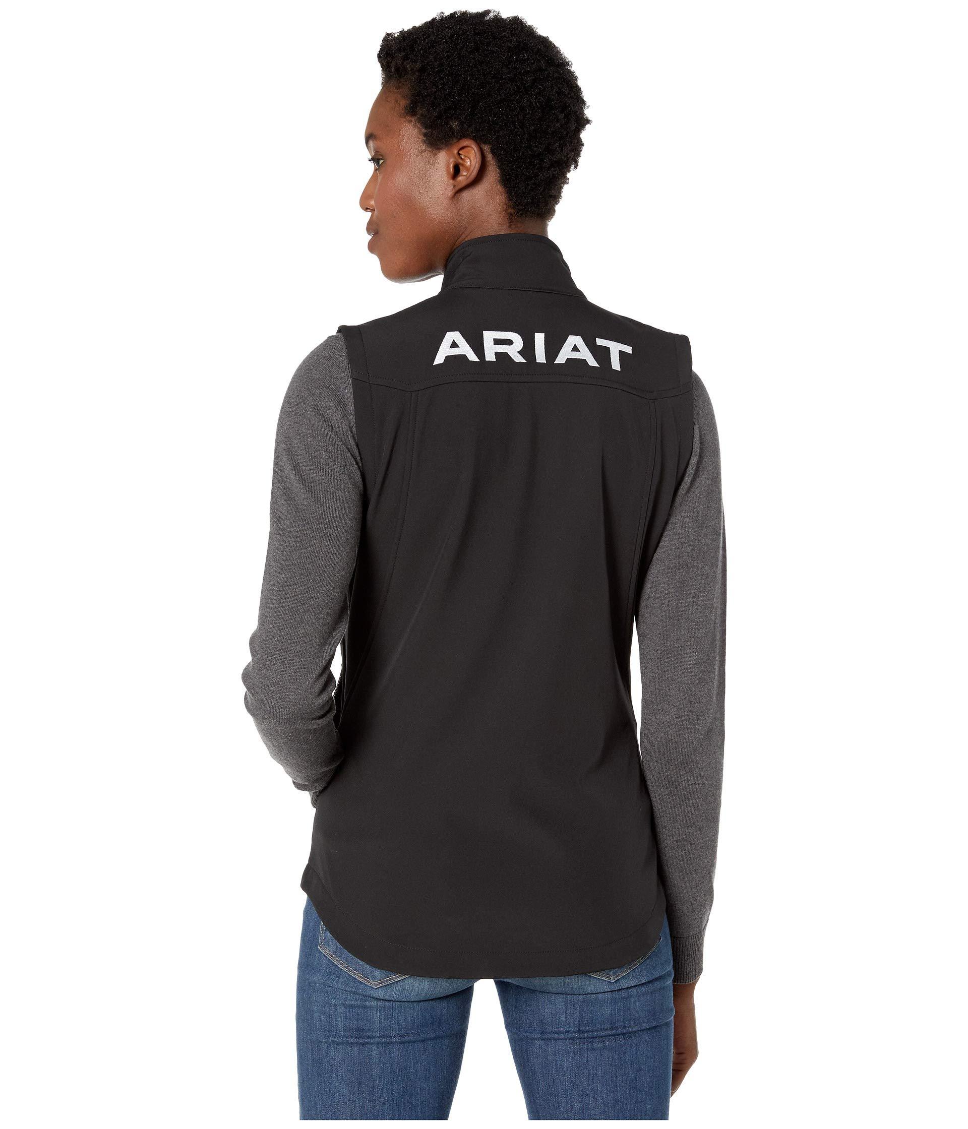 Ariat Synthetic New Team Softshell Vest in Black Lyst