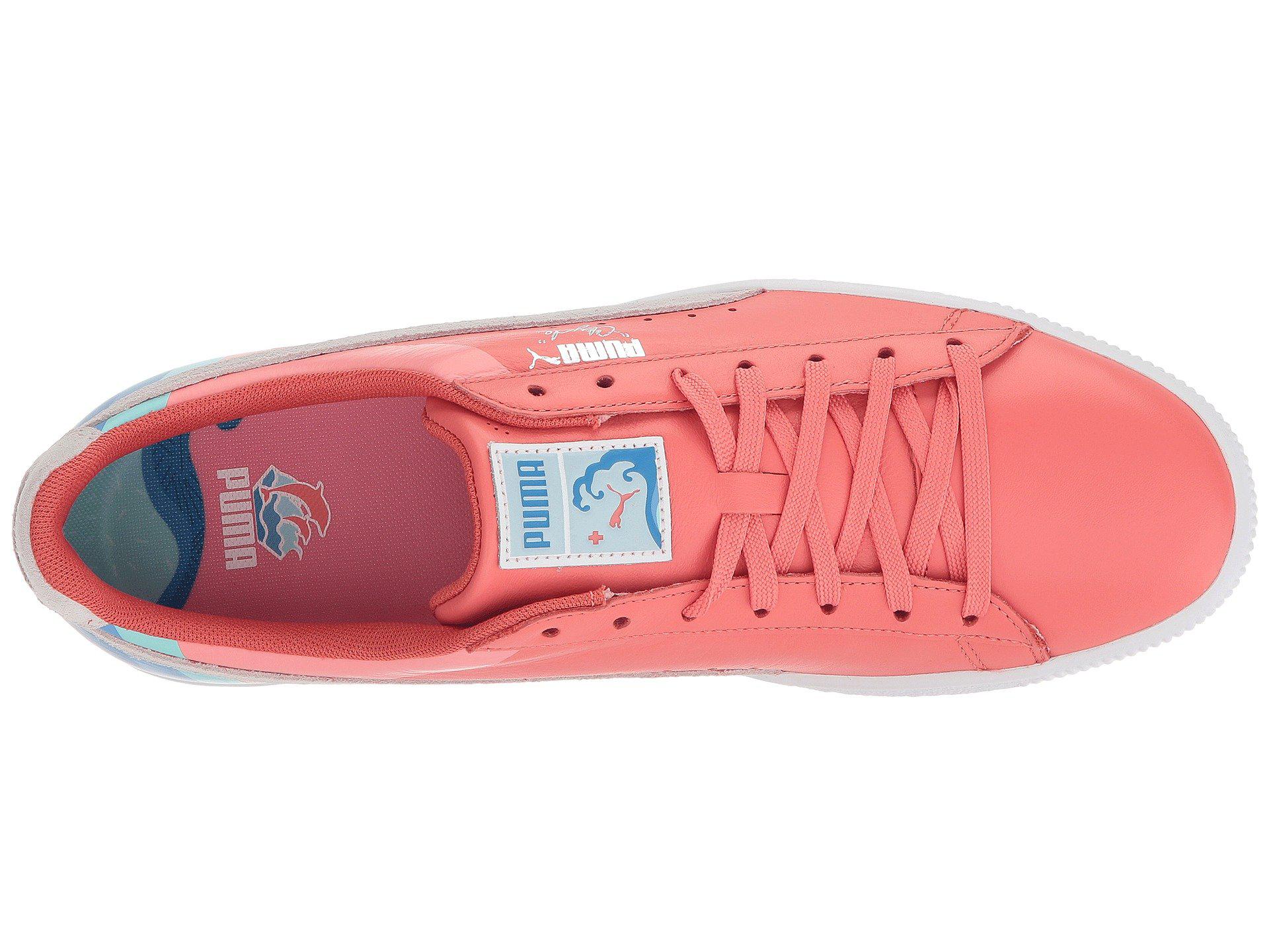 puma clyde pink dolphin