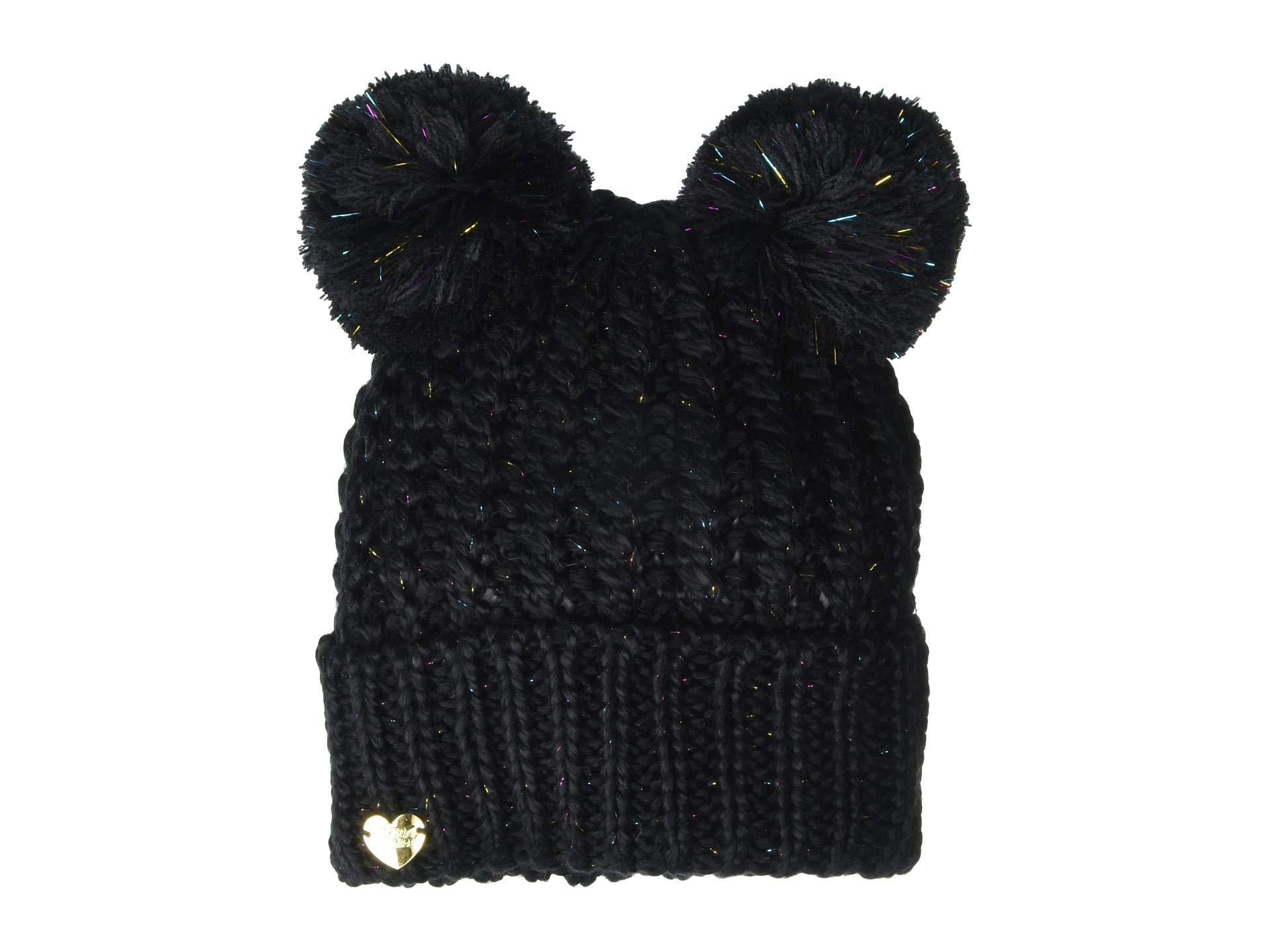 betsey johnson pom pom hat