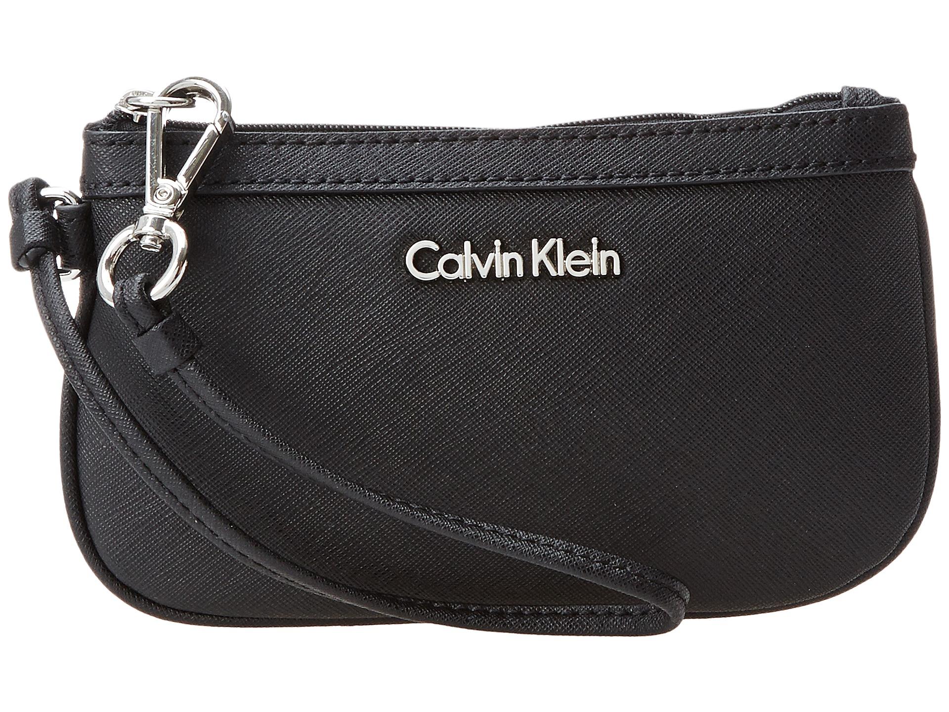 calvin klein wristlet pouch
