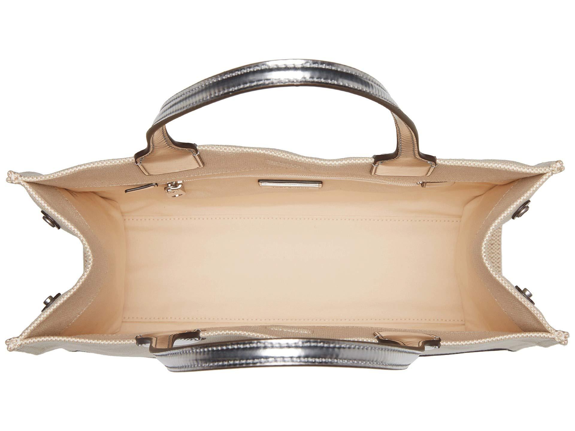 ella metallic micro tote