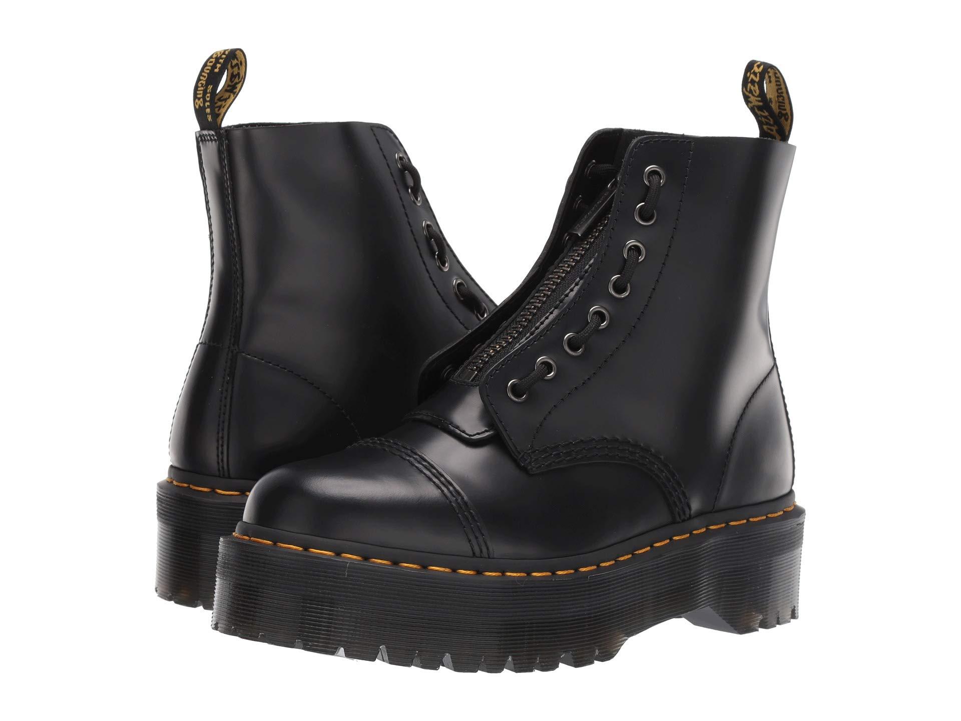 dr martens sinclair black smooth