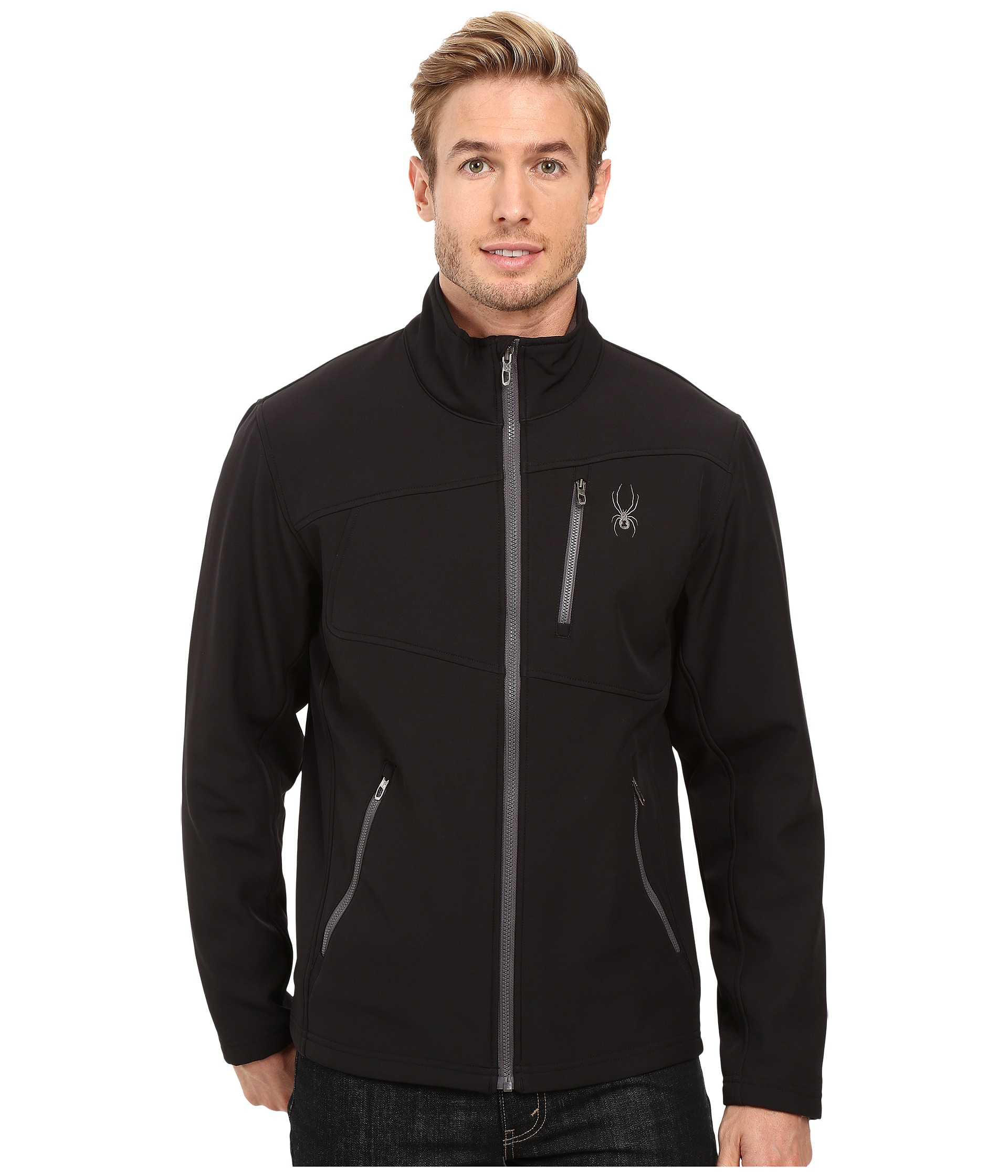 spyder men's softshell jacket