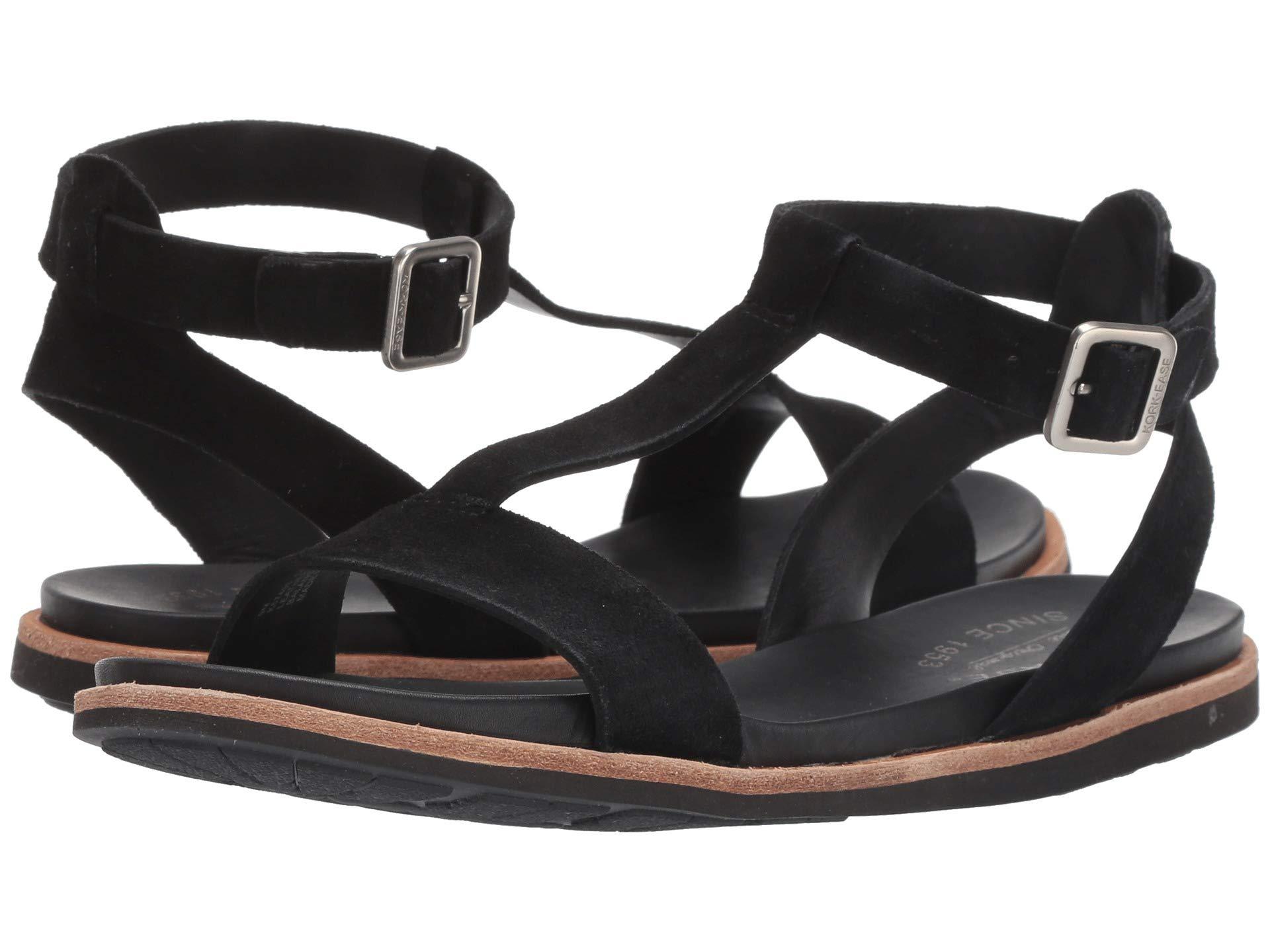 KorkEase Suede Zukey in Black Lyst