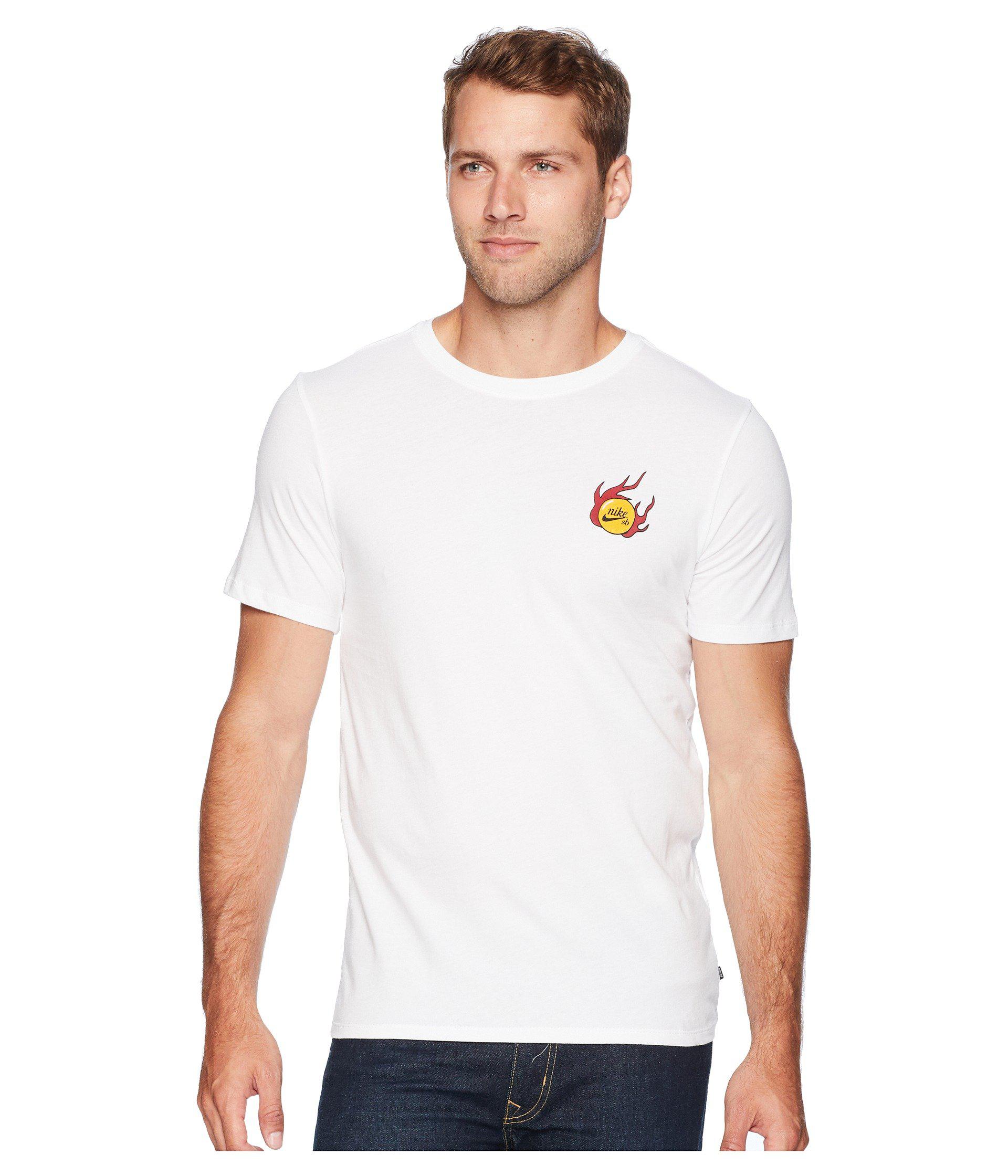 Nike Cotton Sb Dragon Tee (white/black) Men's T Shirt for Men - Lyst