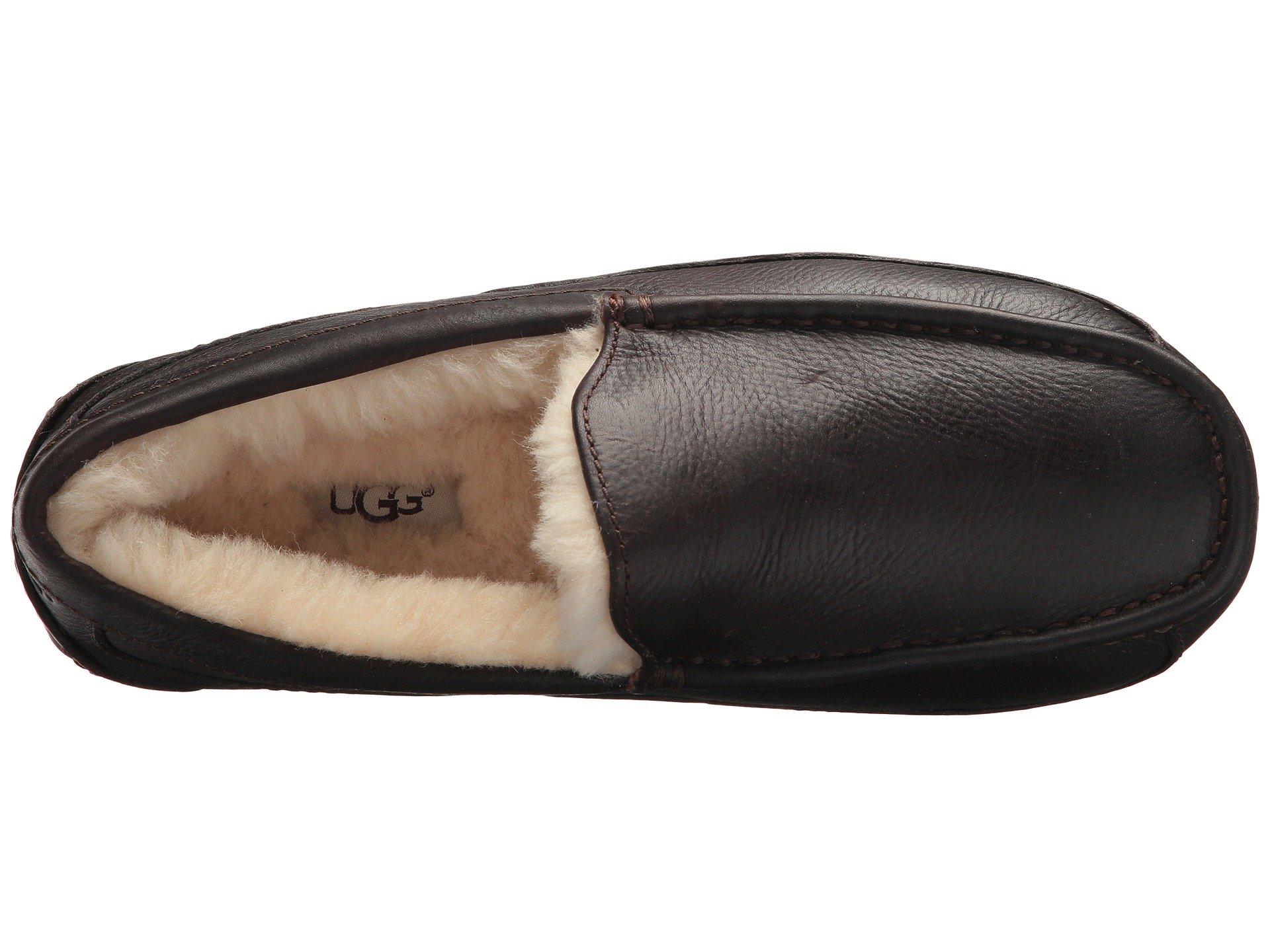 ugg ascot leather slipper