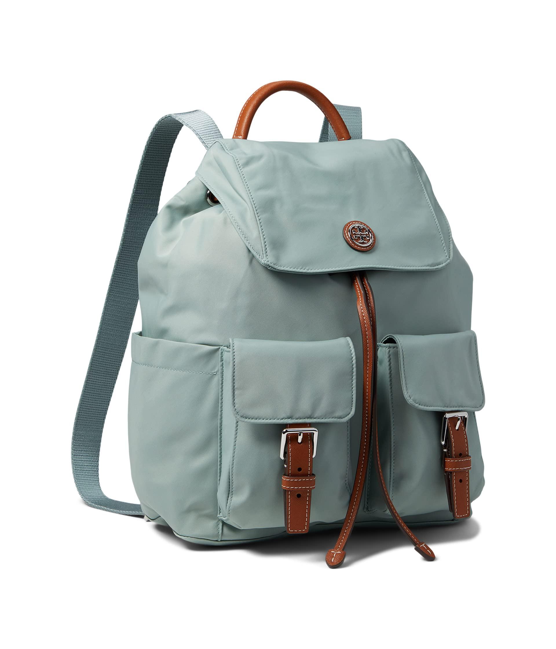 Tory Burch Virginia Flap Backpack in Blue Lyst