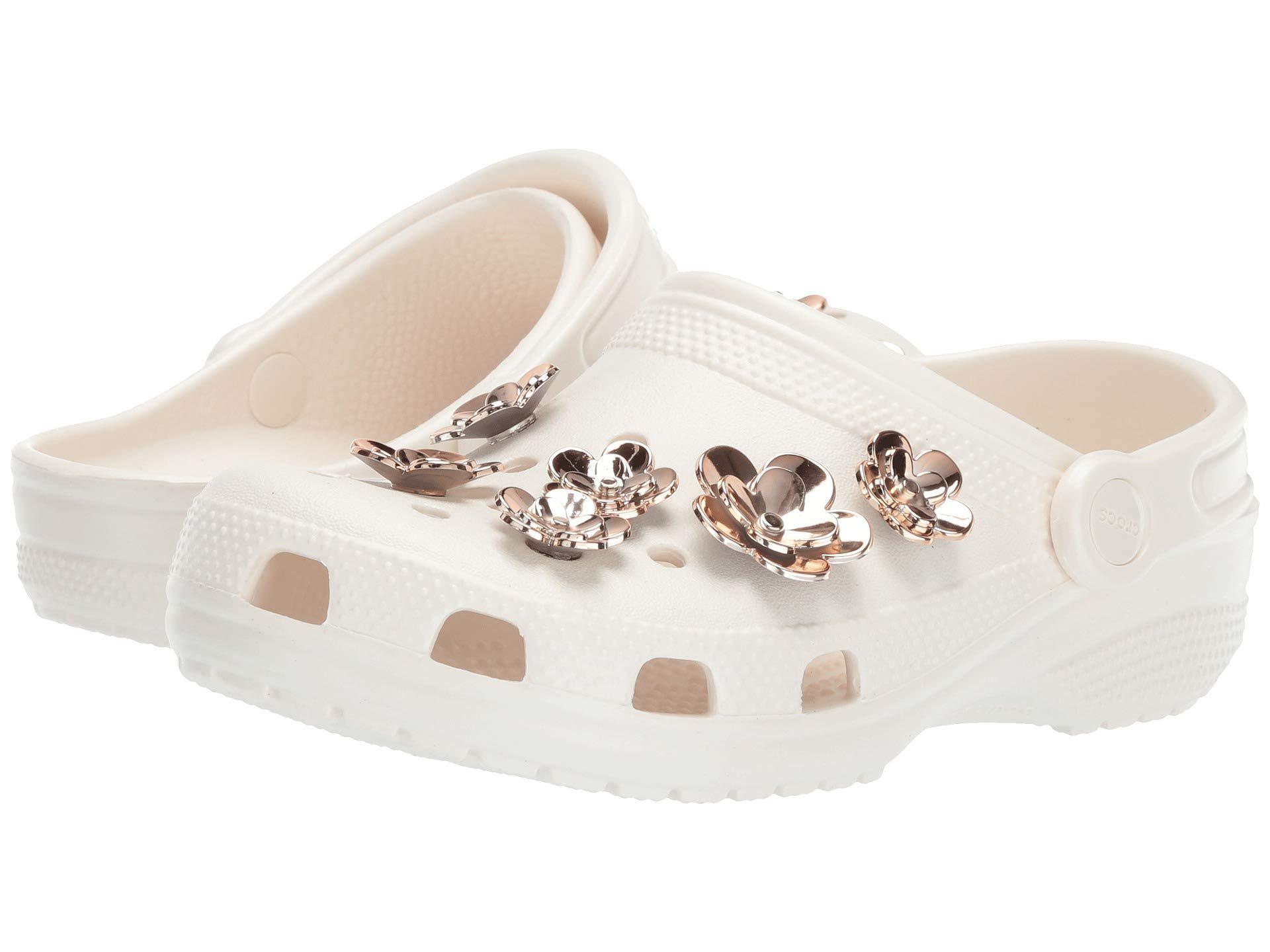 Pearl white crocs Clearance