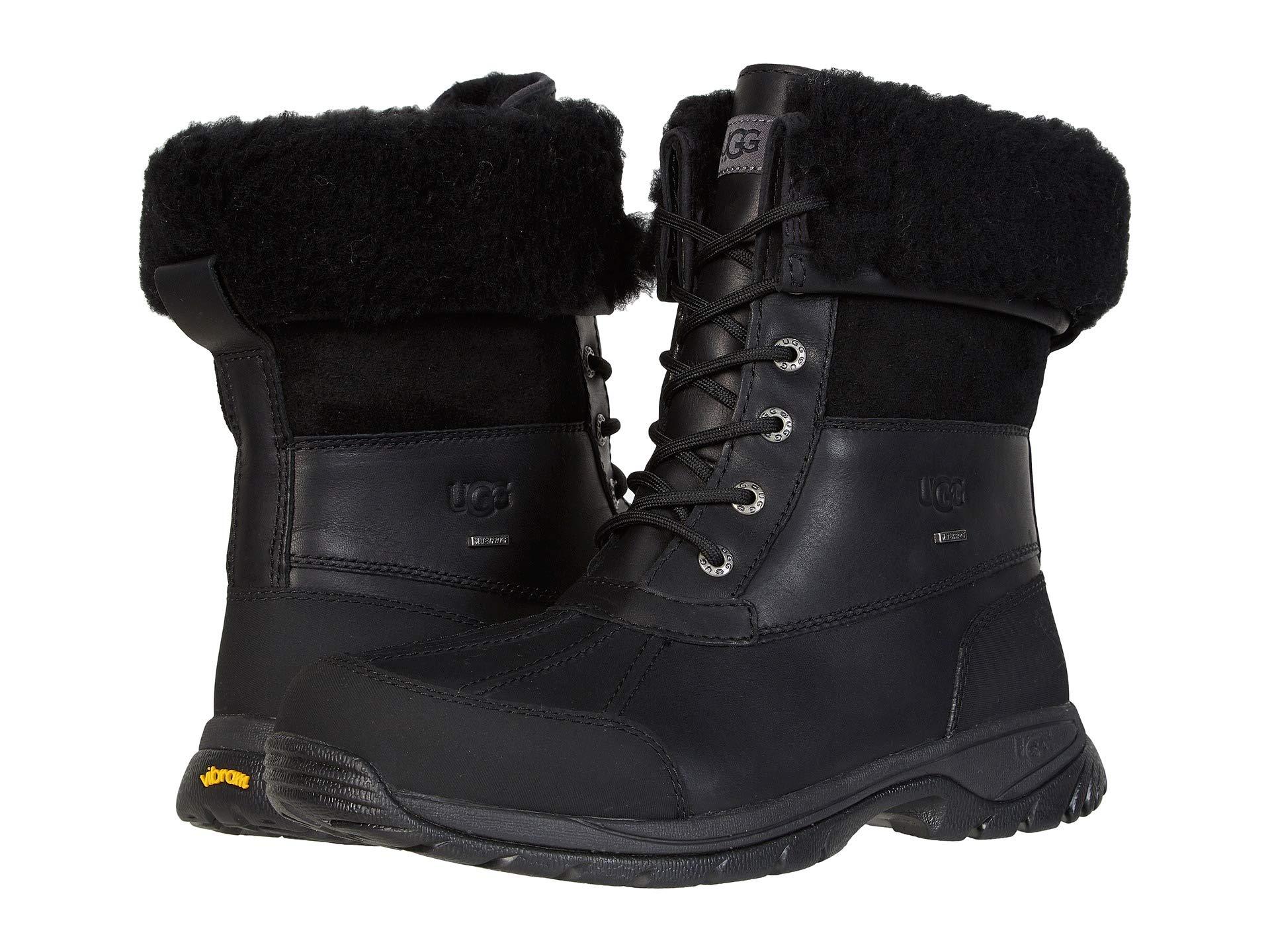 UGG Suede Men's Waterproof Butte Boots in Black for Men Lyst