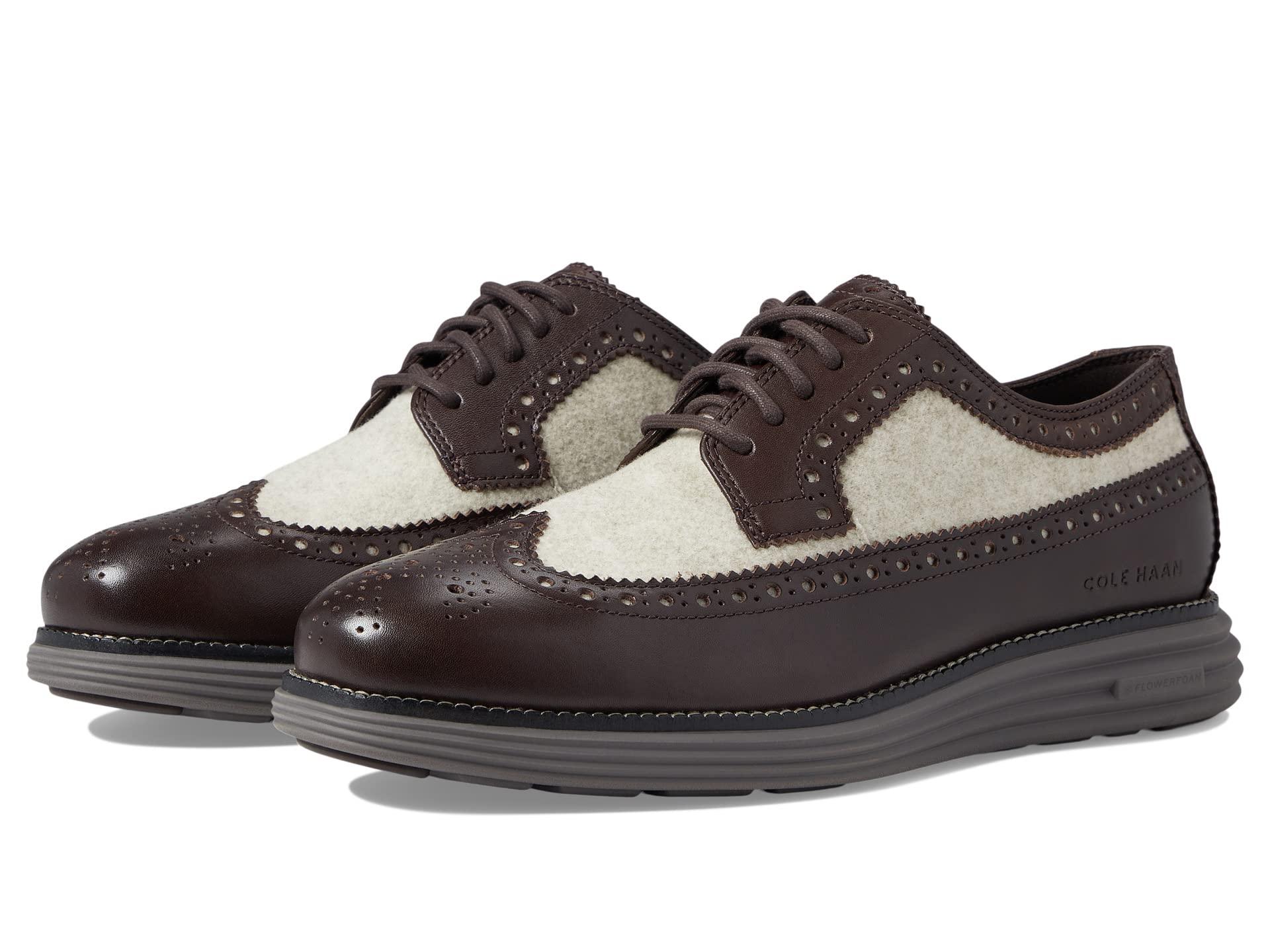 Cole Haan Originalgrand Longwing Oxford in Black for Men | Lyst