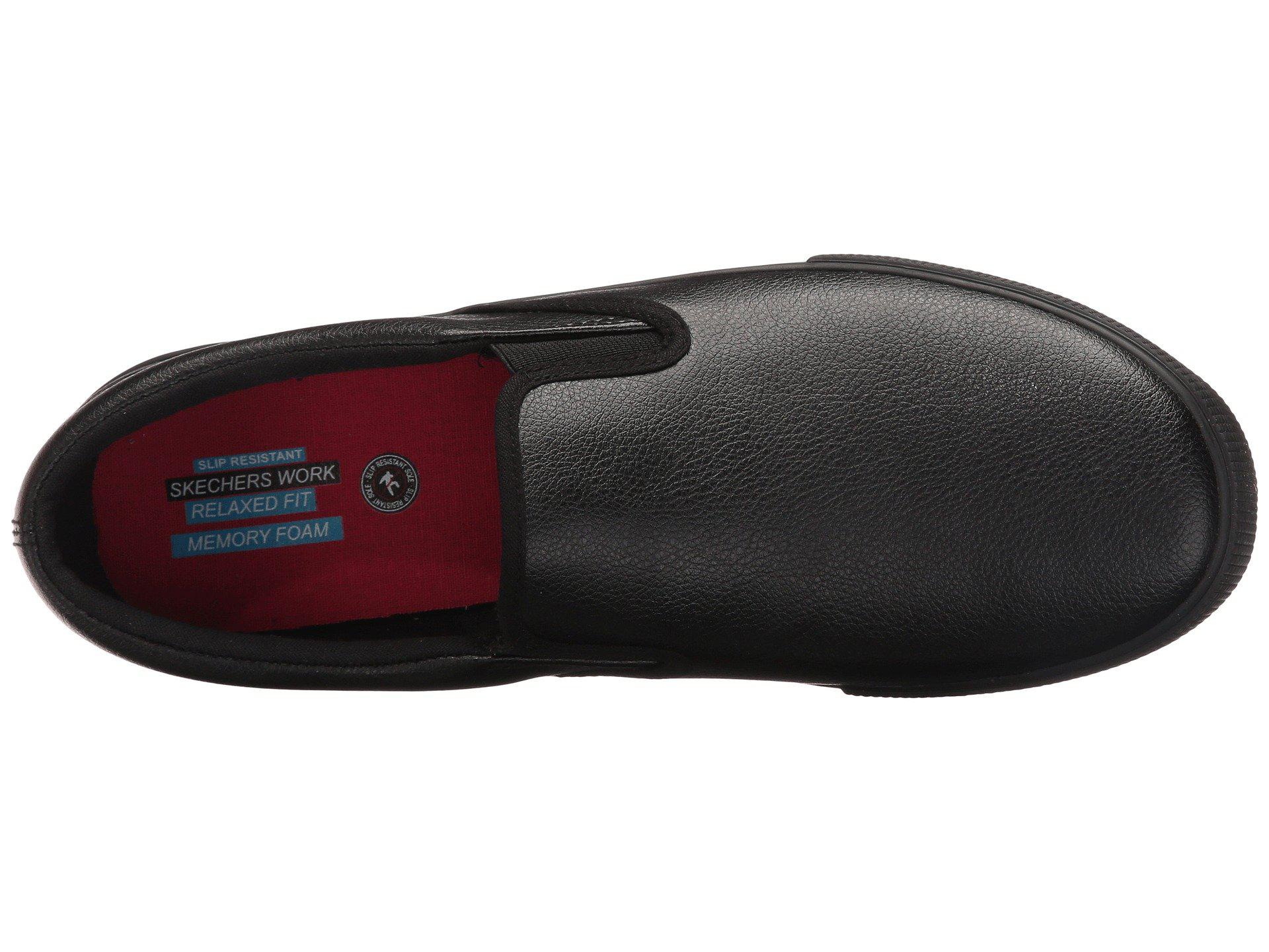 Alcade Black Leatherpu Mens Slip On Shoes