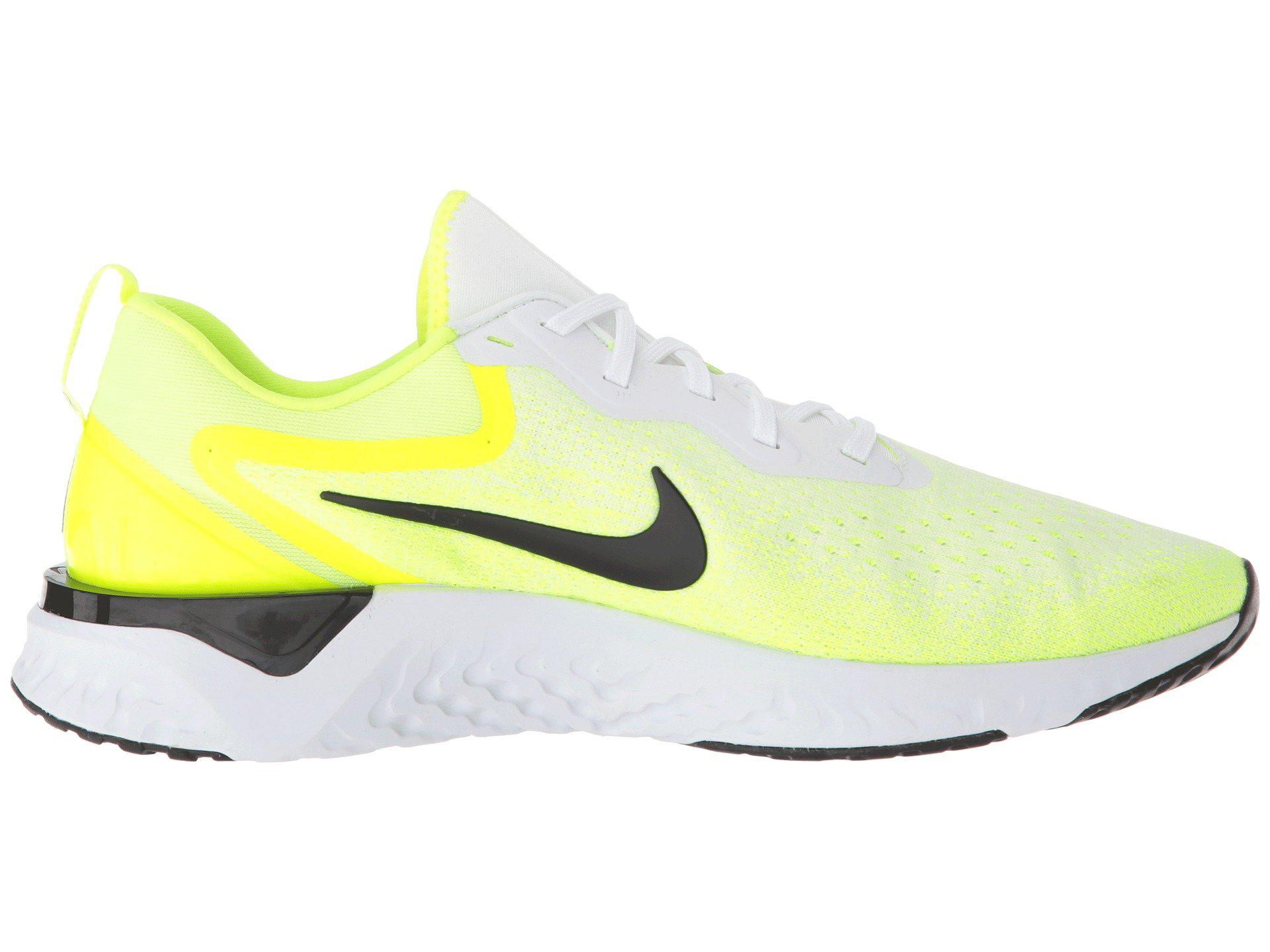 nike odyssey react black thunder grey