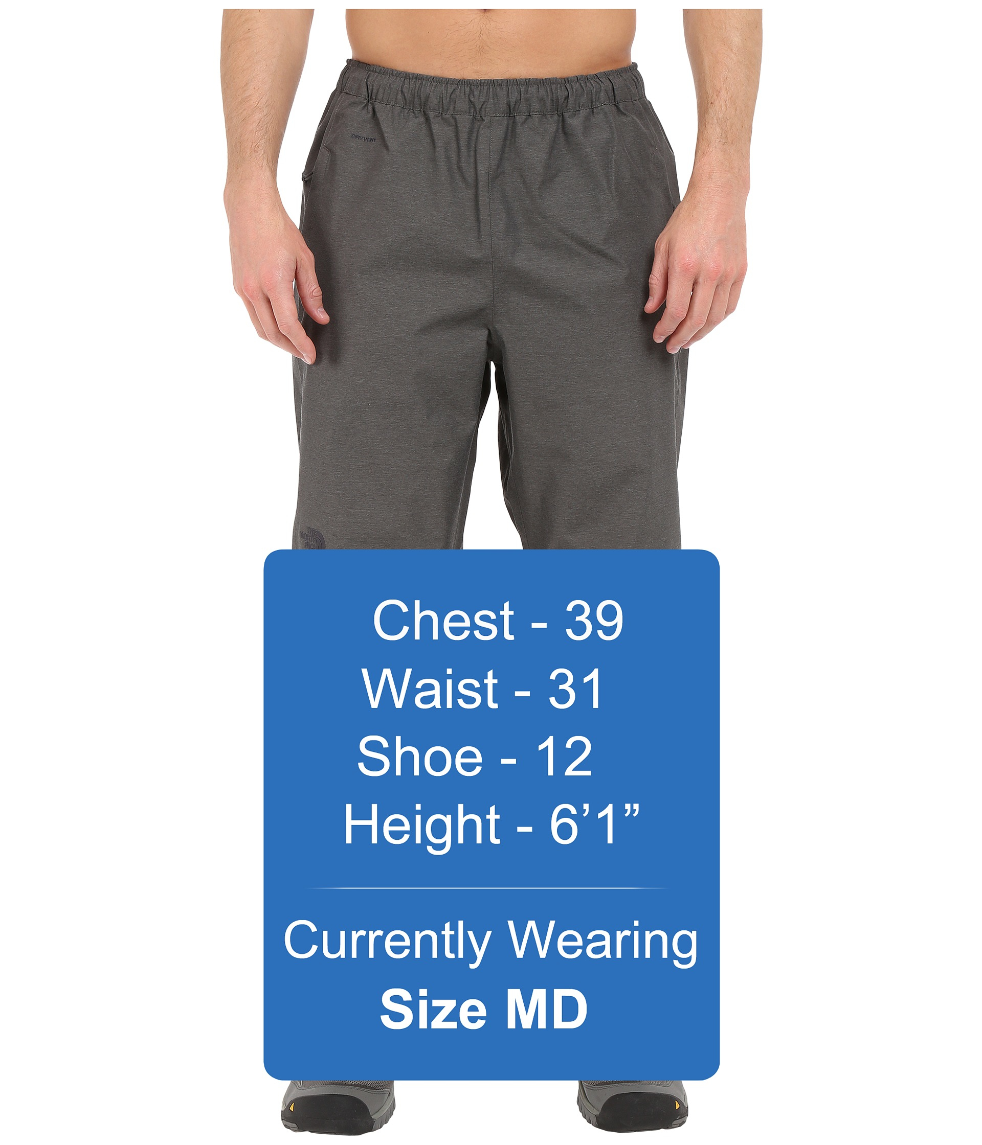 Download The North Face Synthetic Venture 1/2 Zip Pant in Asphalt ...
