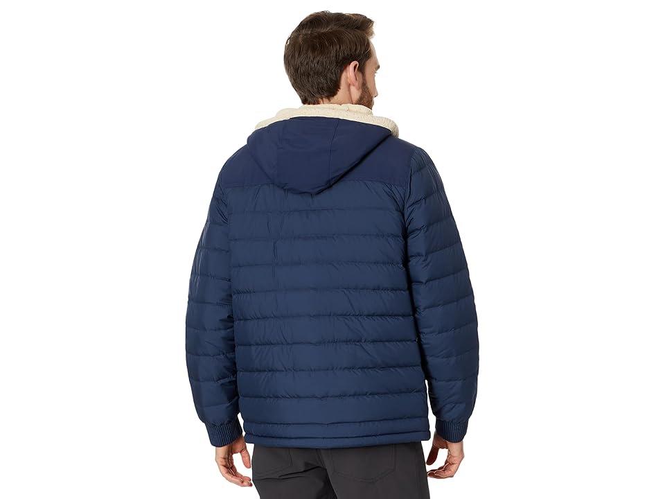 L.L. Bean Mountain Classic Down Sherpa Lined Hooded Jacket Nautical Clothing in Blue for Men Lyst