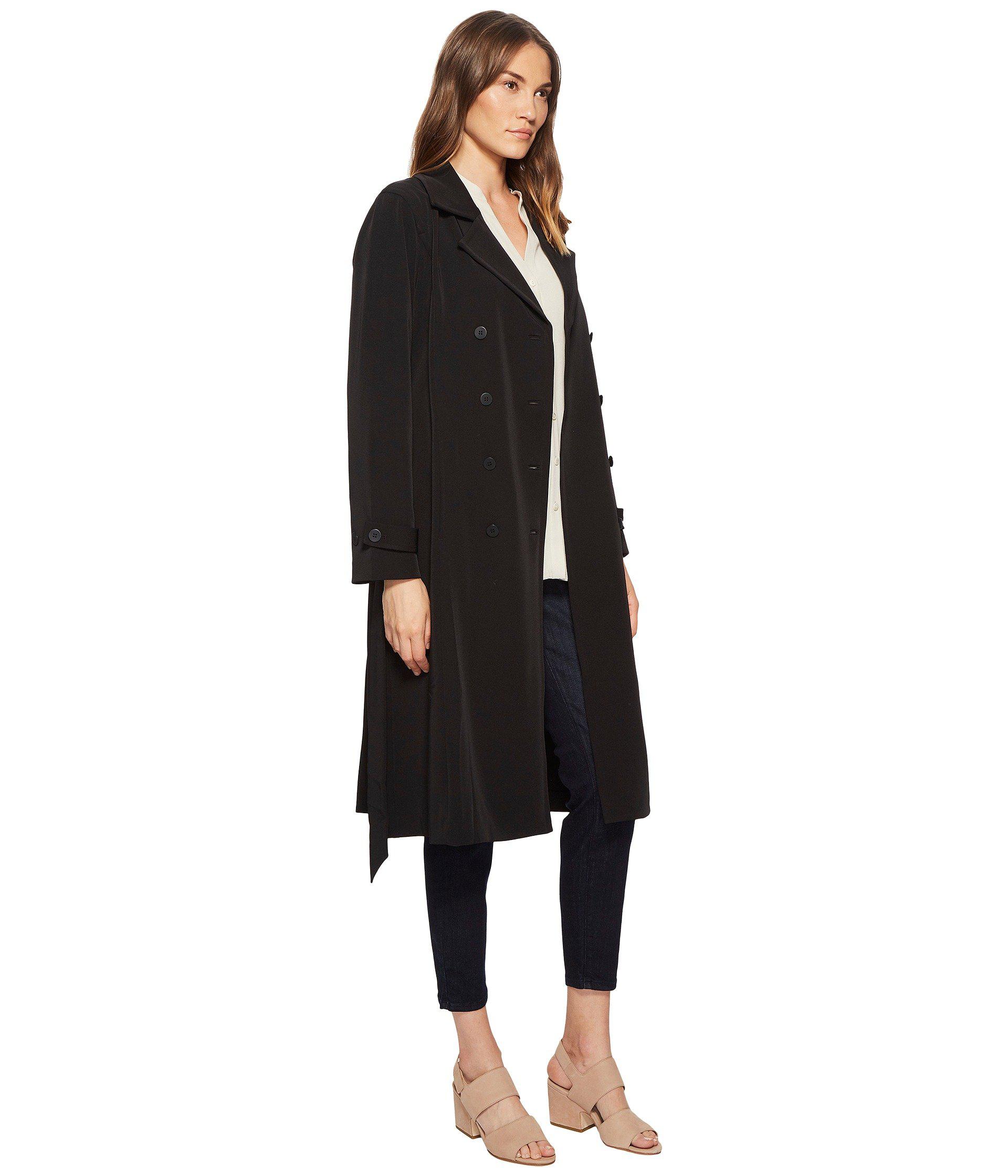 eileen fisher recycled polyester rain jacket