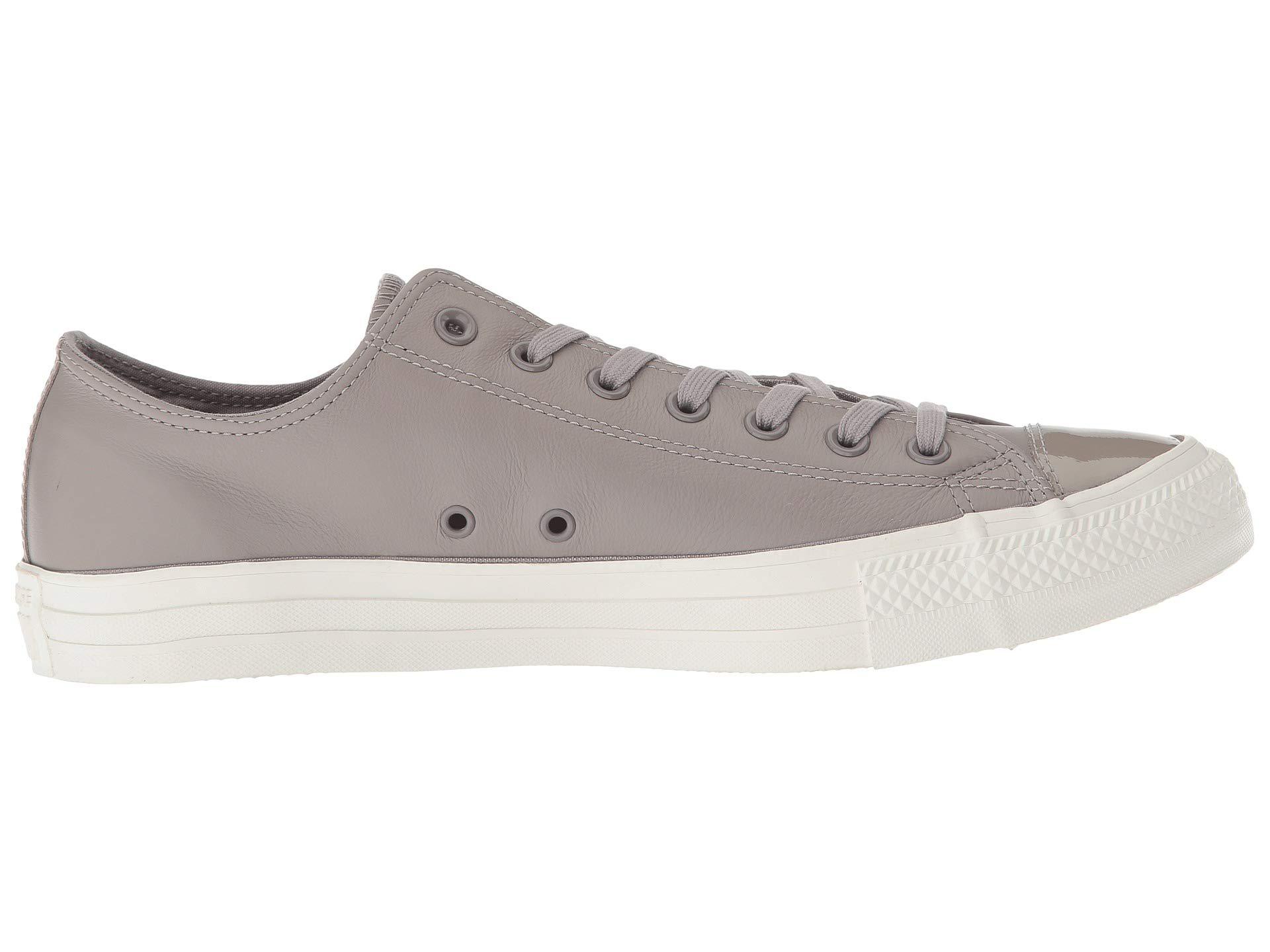 landmænd videnskabsmand emulering Converse Chuck Taylor All Star Leather - Ox (mercury Grey/mercury Grey)  Lace Up Casual Shoes in Gray for Men | Lyst
