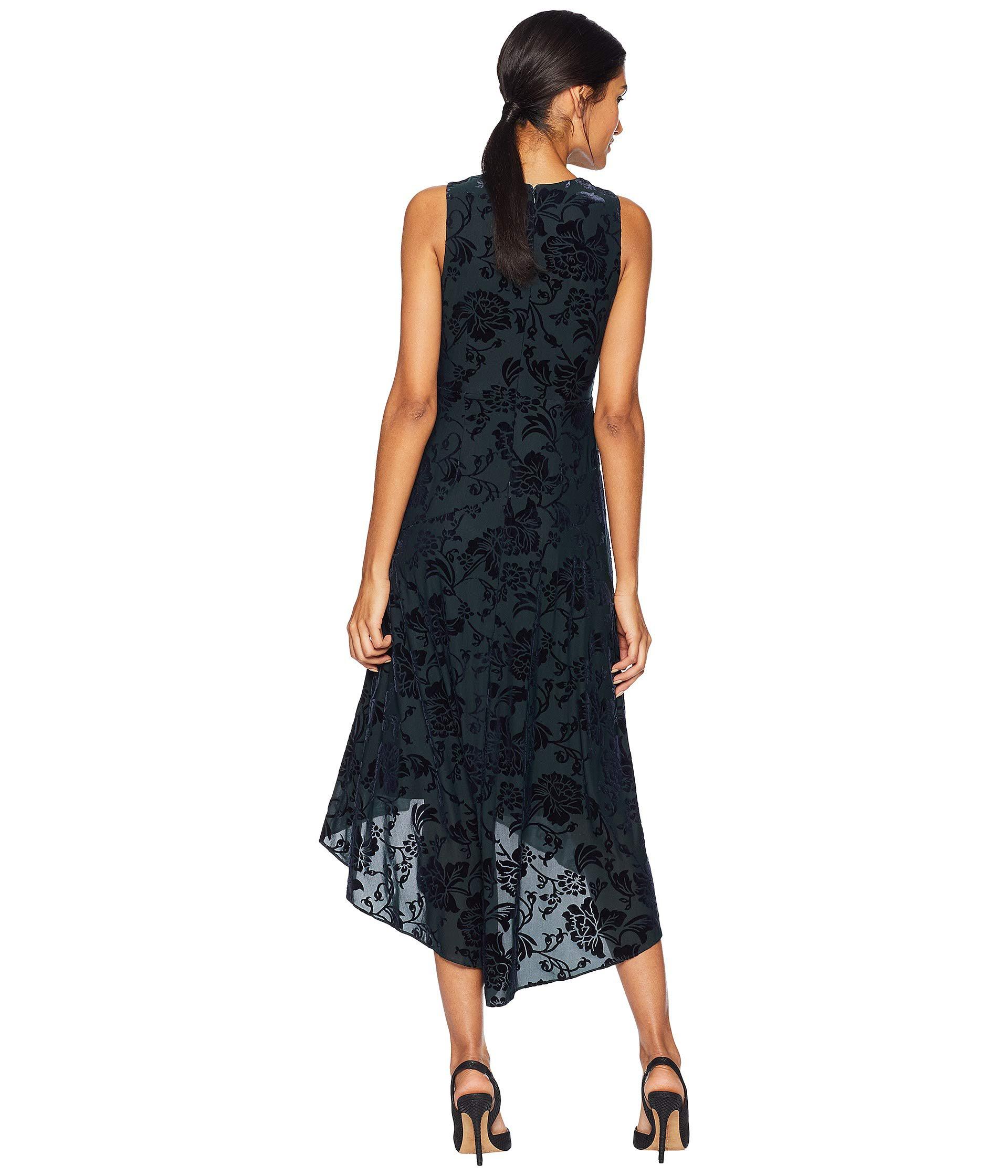 vince camuto burnout velvet dress