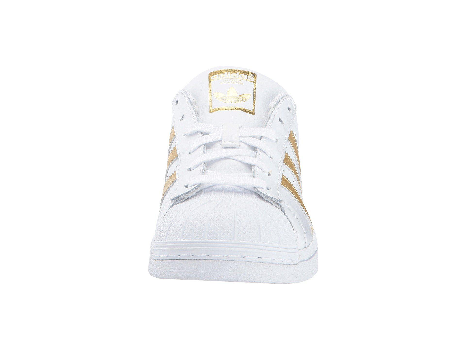 17+ Adidas Originals Womens Superstar Shoes Running Whiteblackgold Metallic Gallery
