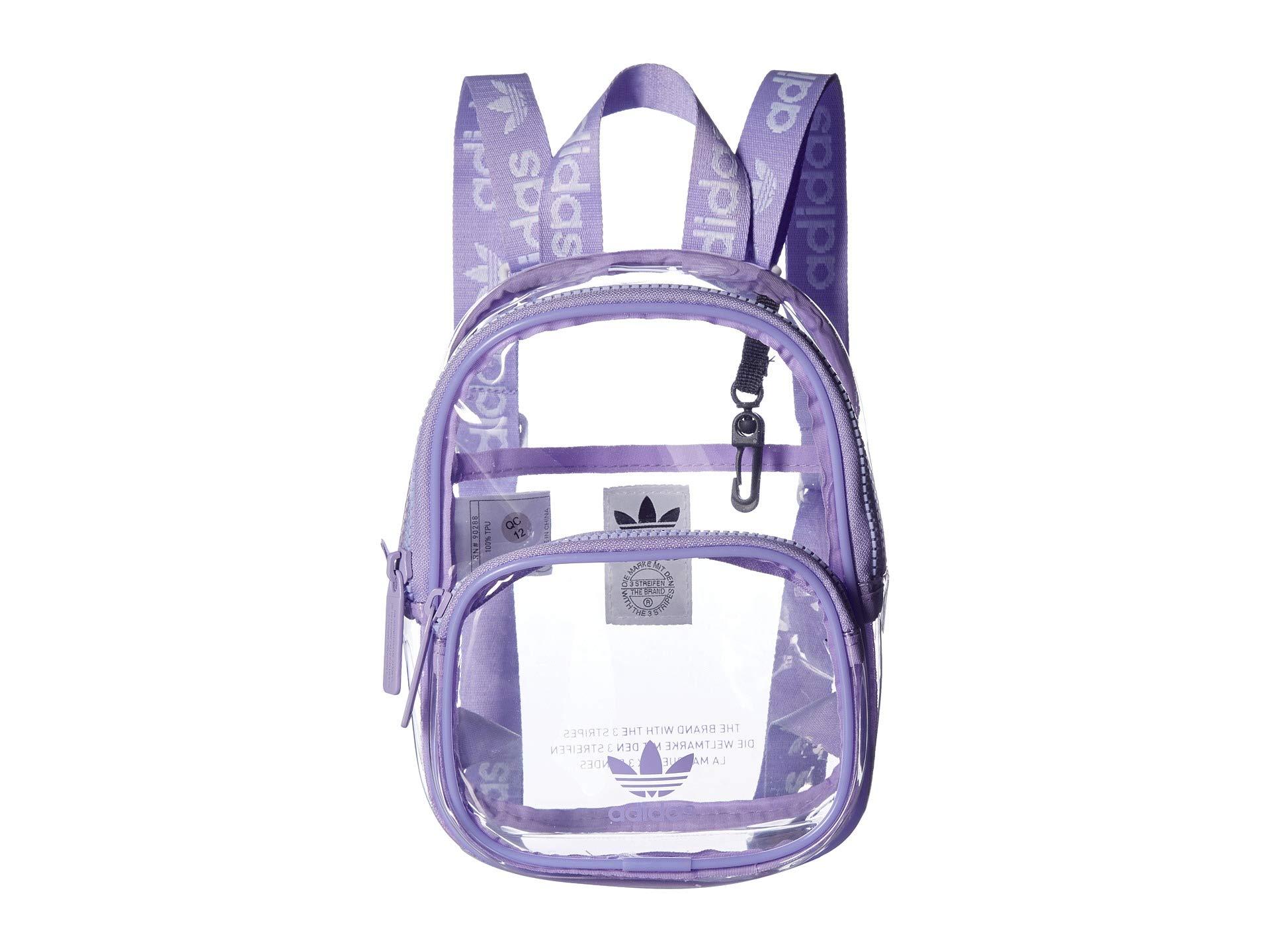 adidas Originals Originals Clear Mini Backpack in Purple | Lyst