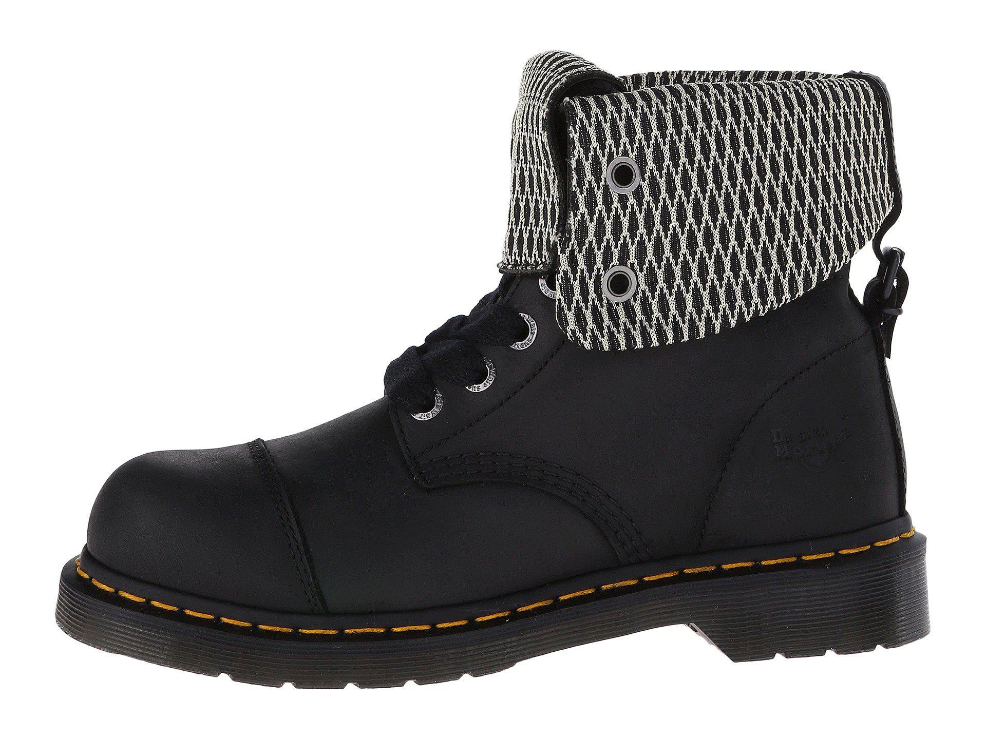 dr martens leah steel toe