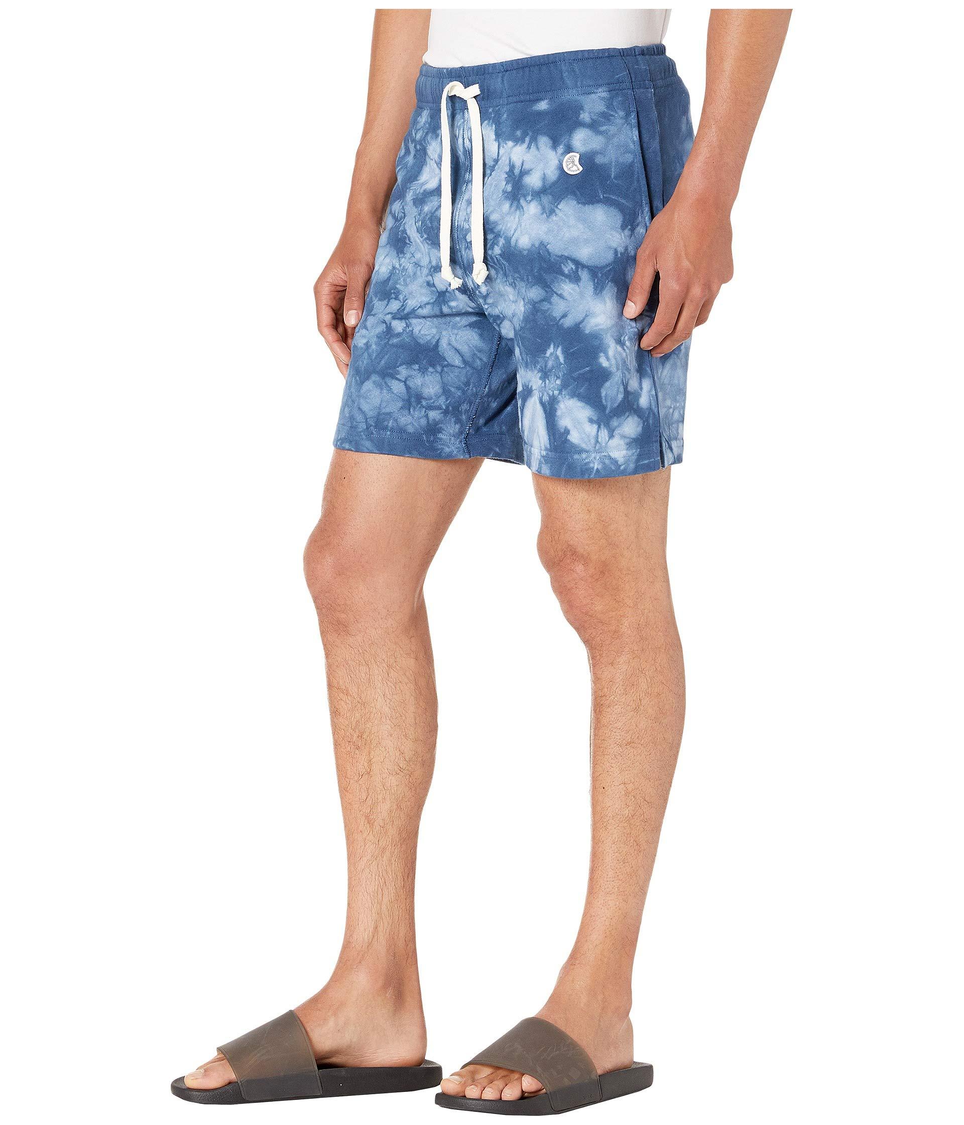 Todd Synder X Champion Cotton + Champion Tie-dye Warm Up Shorts in Blue ...