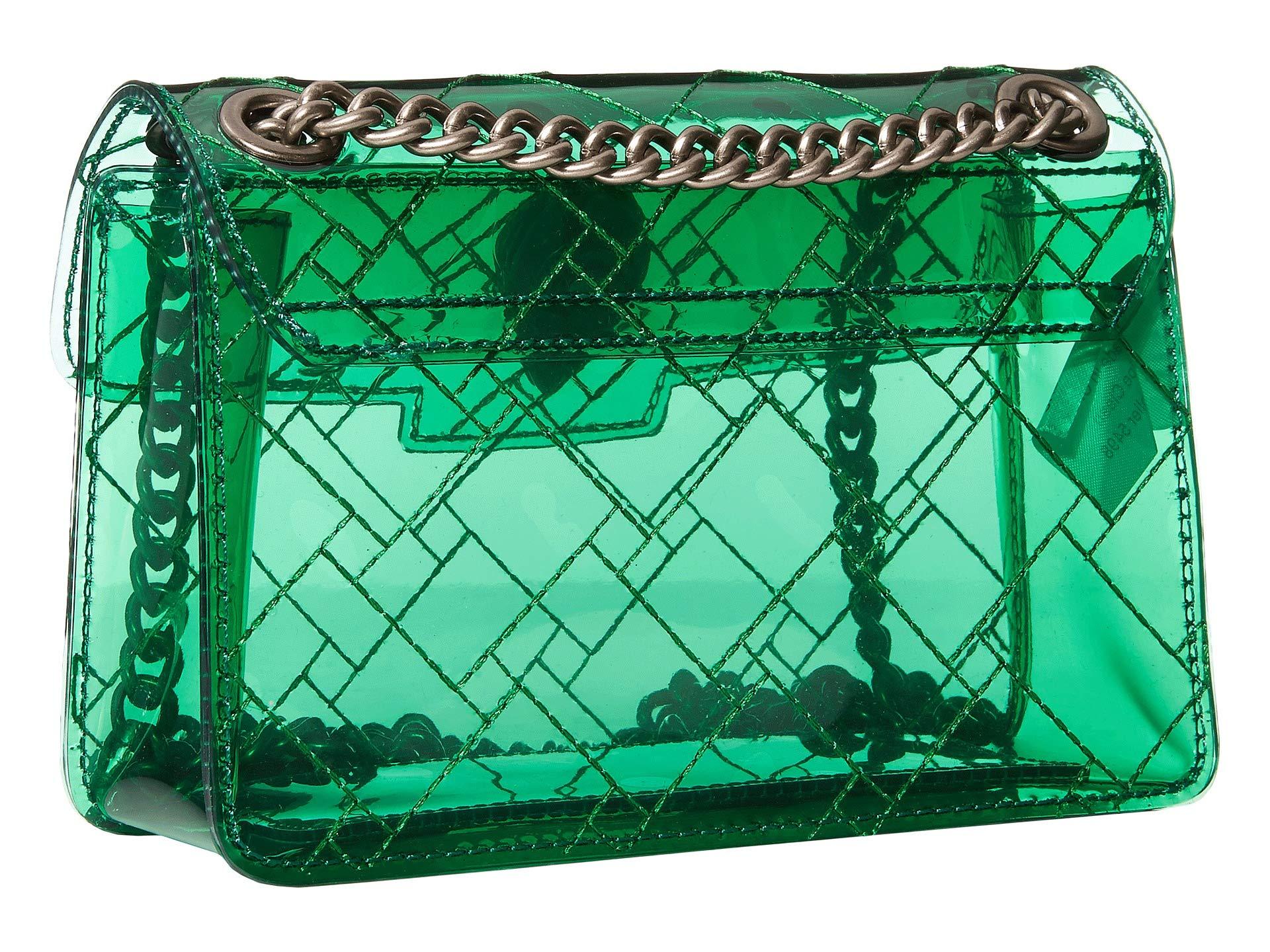 Kurt Geiger Transparent Mini Kensington in Green