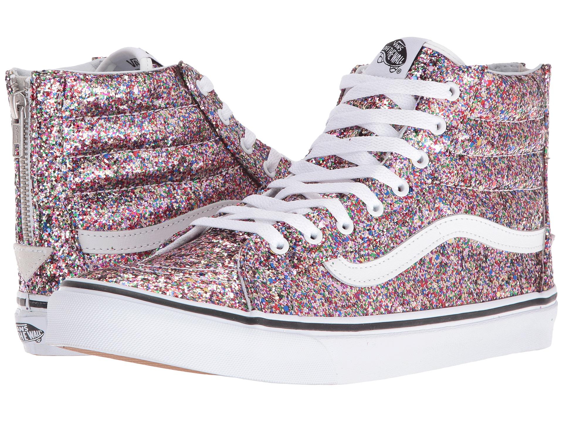 sparkly vans womens high tops