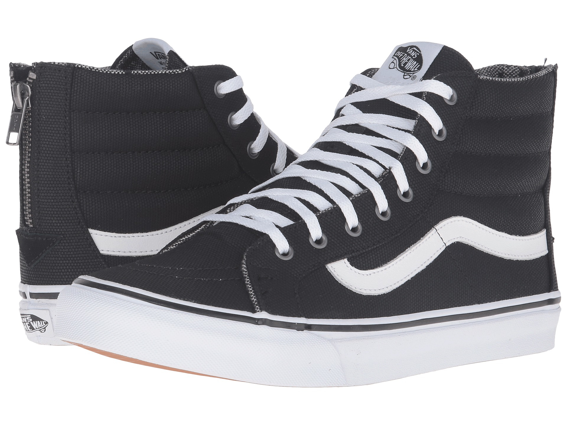 vans zipper high tops
