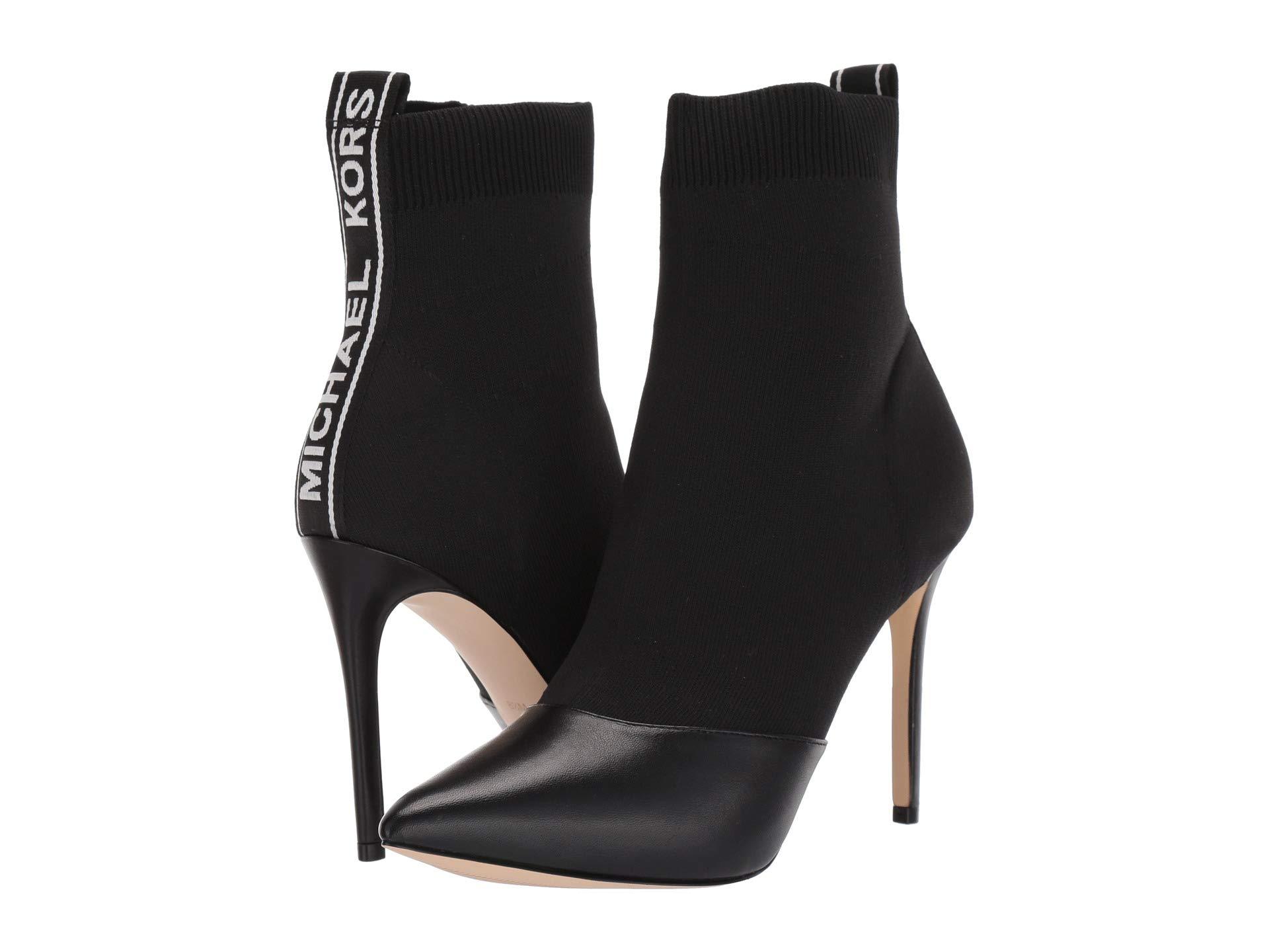 Michael Kors Leather Vicky Bootie in 