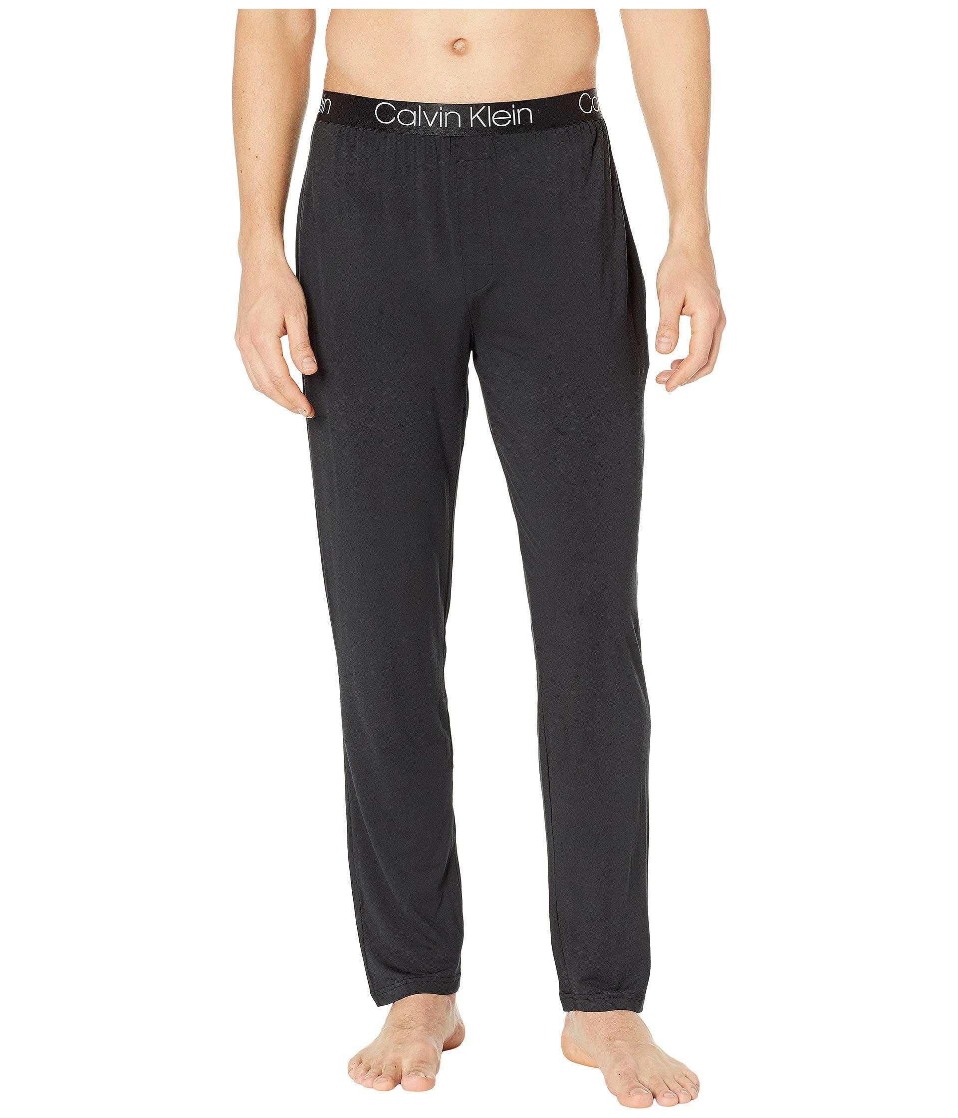 Lyst - Calvin Klein Ultra Soft Modal Sleep Pants (blue Shadow) Men's Pajama in Black for Men
