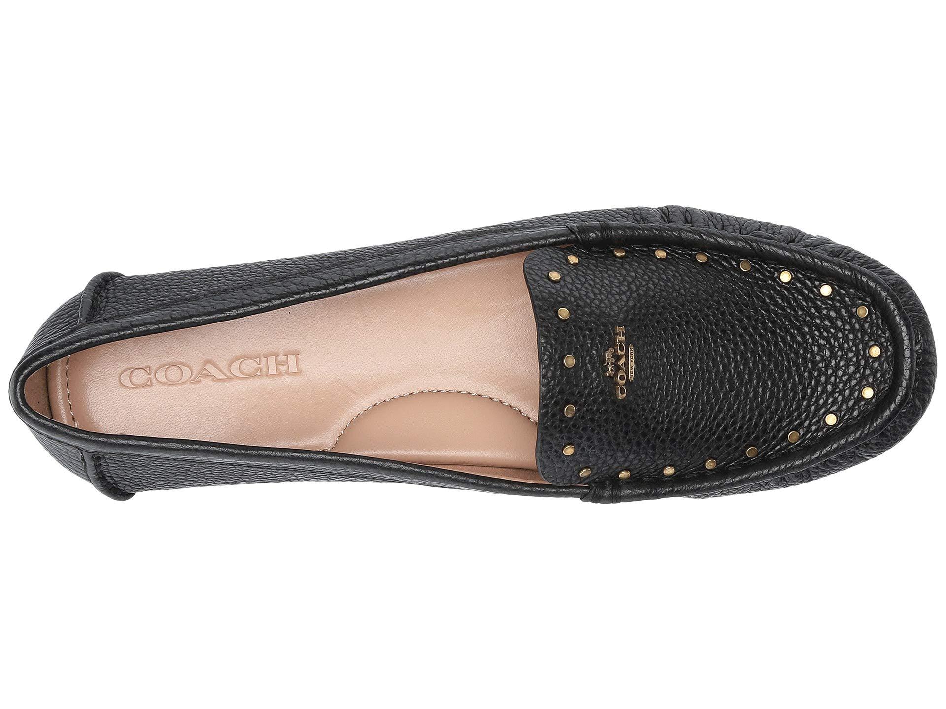 Coach mckenna studded driver loafers Clearance