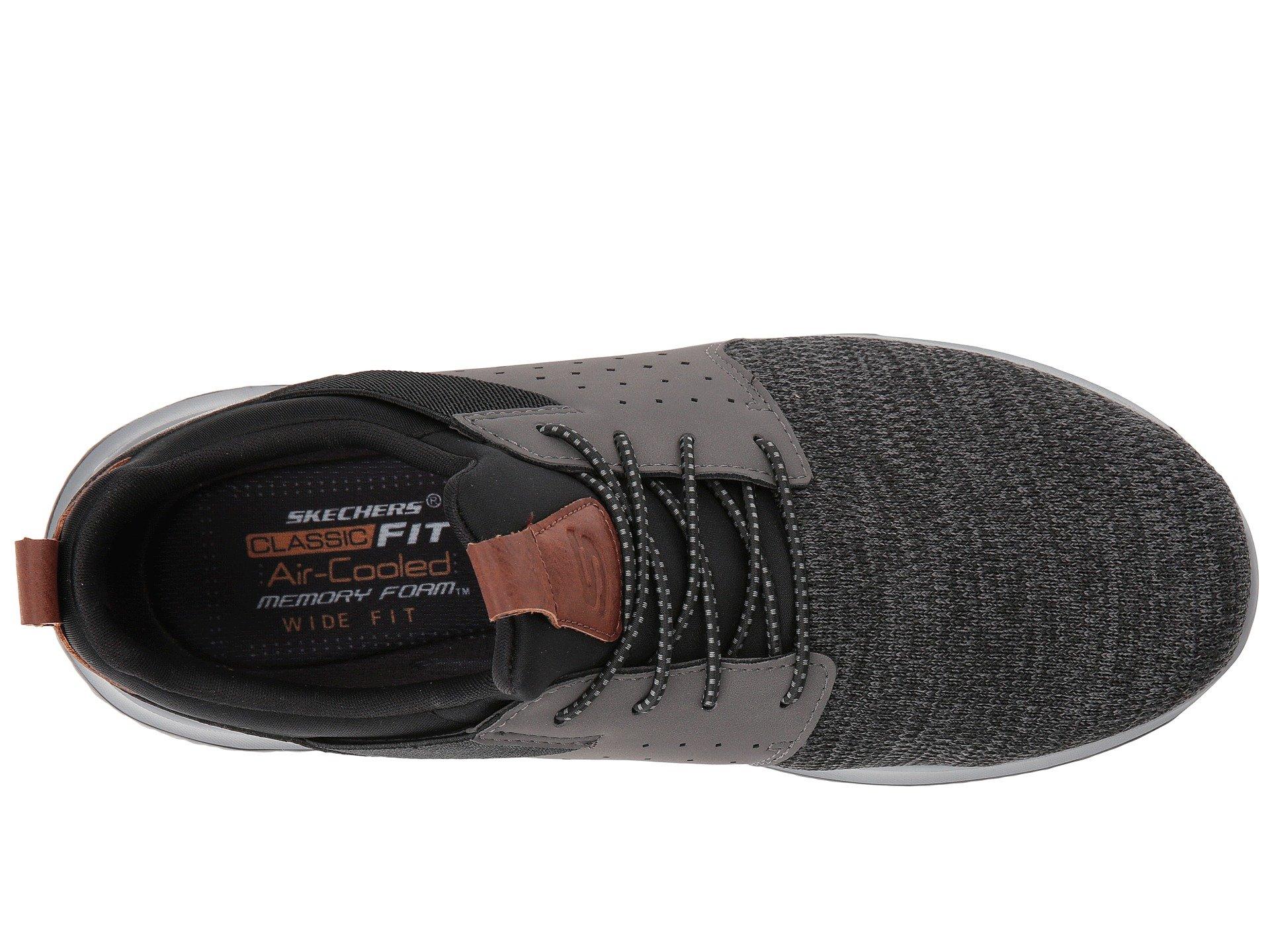 Skechers Classic Fit Delson Camben in Black for Men | Lyst