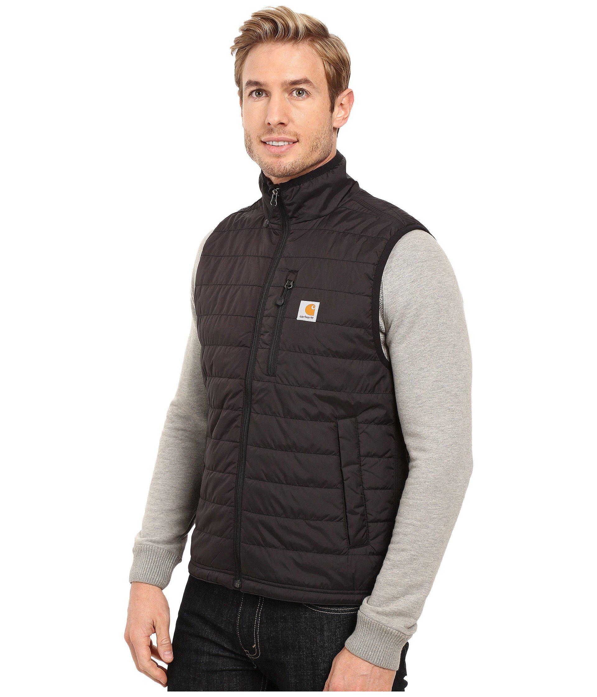 Carhartt Synthetic Gilliam Vest in Black for Men - Save 14% - Lyst