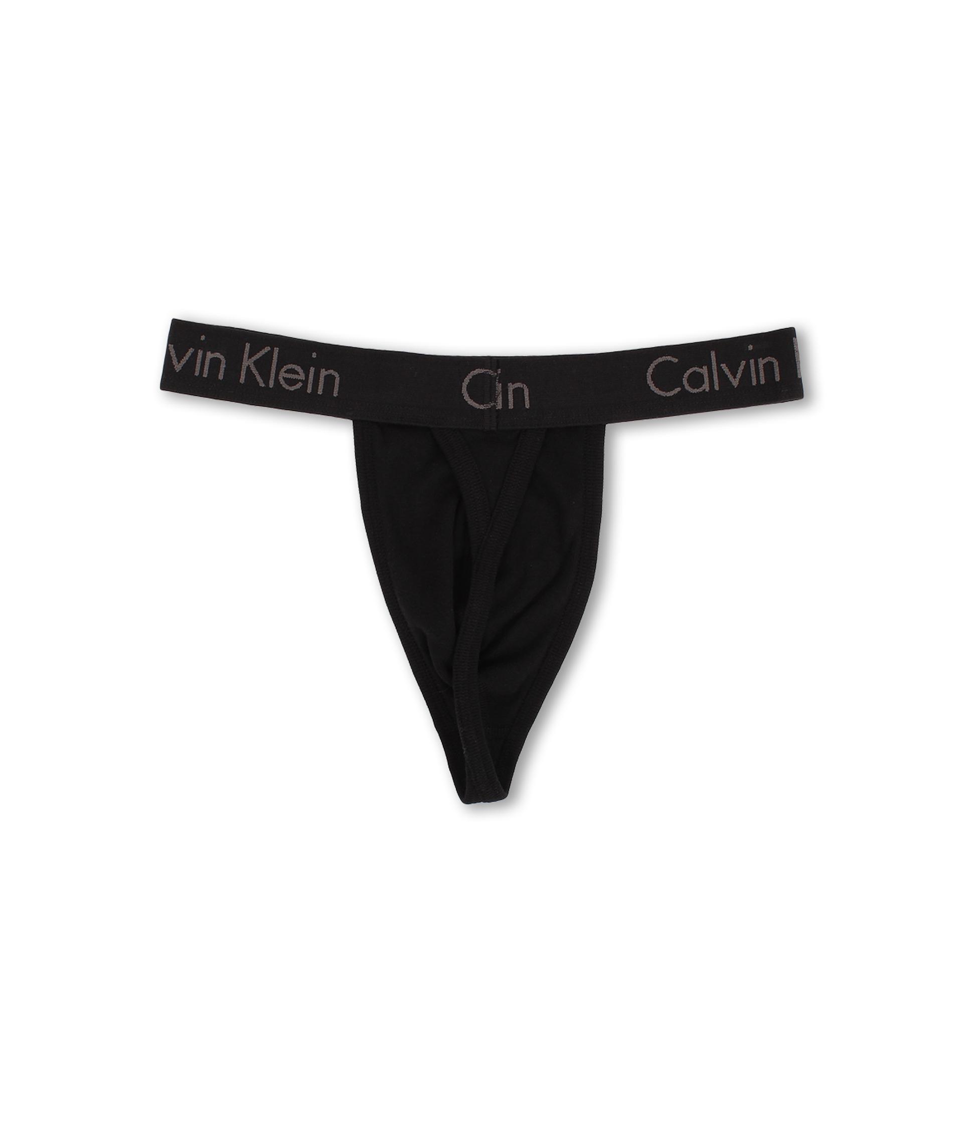 Calvin Klein Cotton Body 2pack Thong Nb18081 in Black for Men Lyst