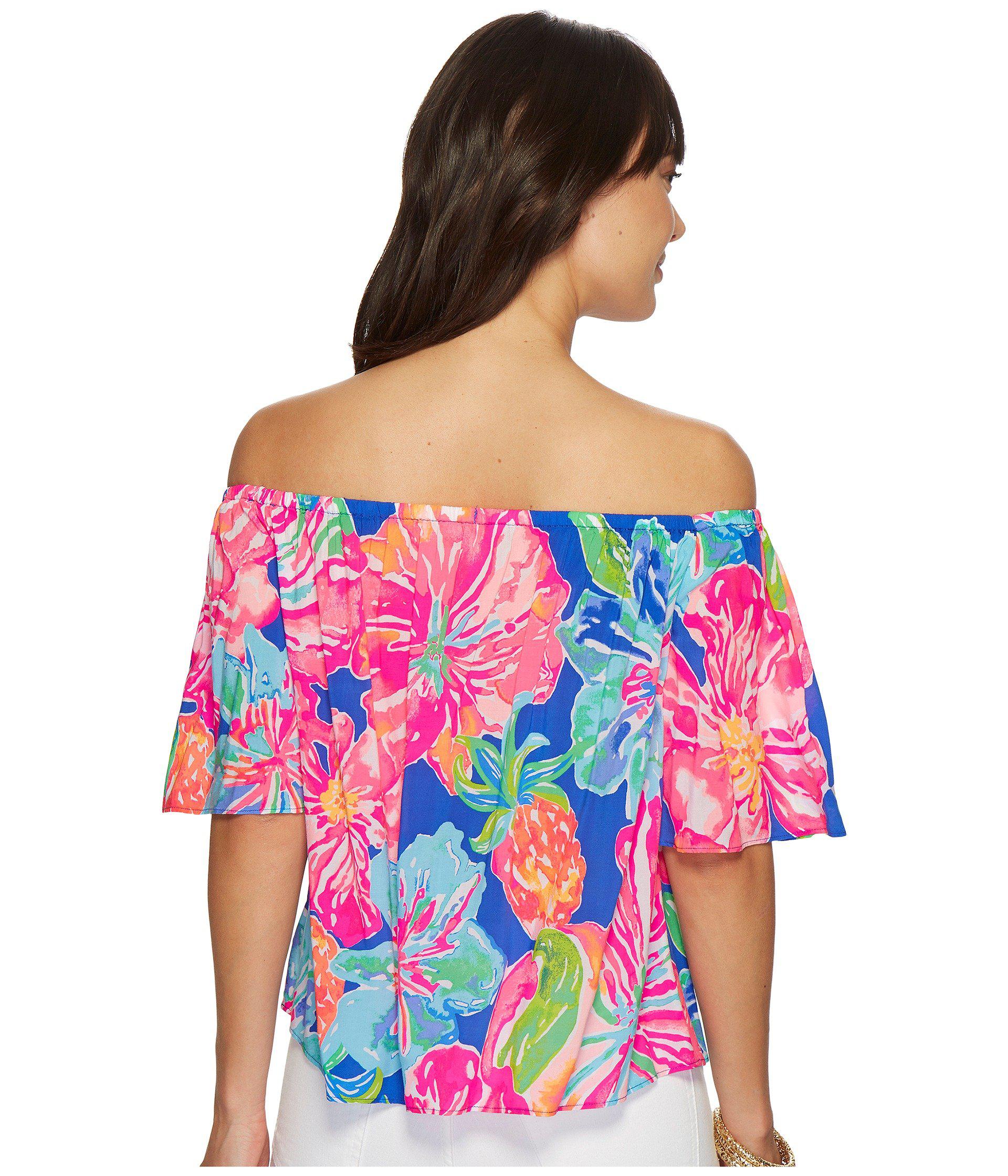Lilly Pulitzer Sain Offtheshoulder Top Lyst