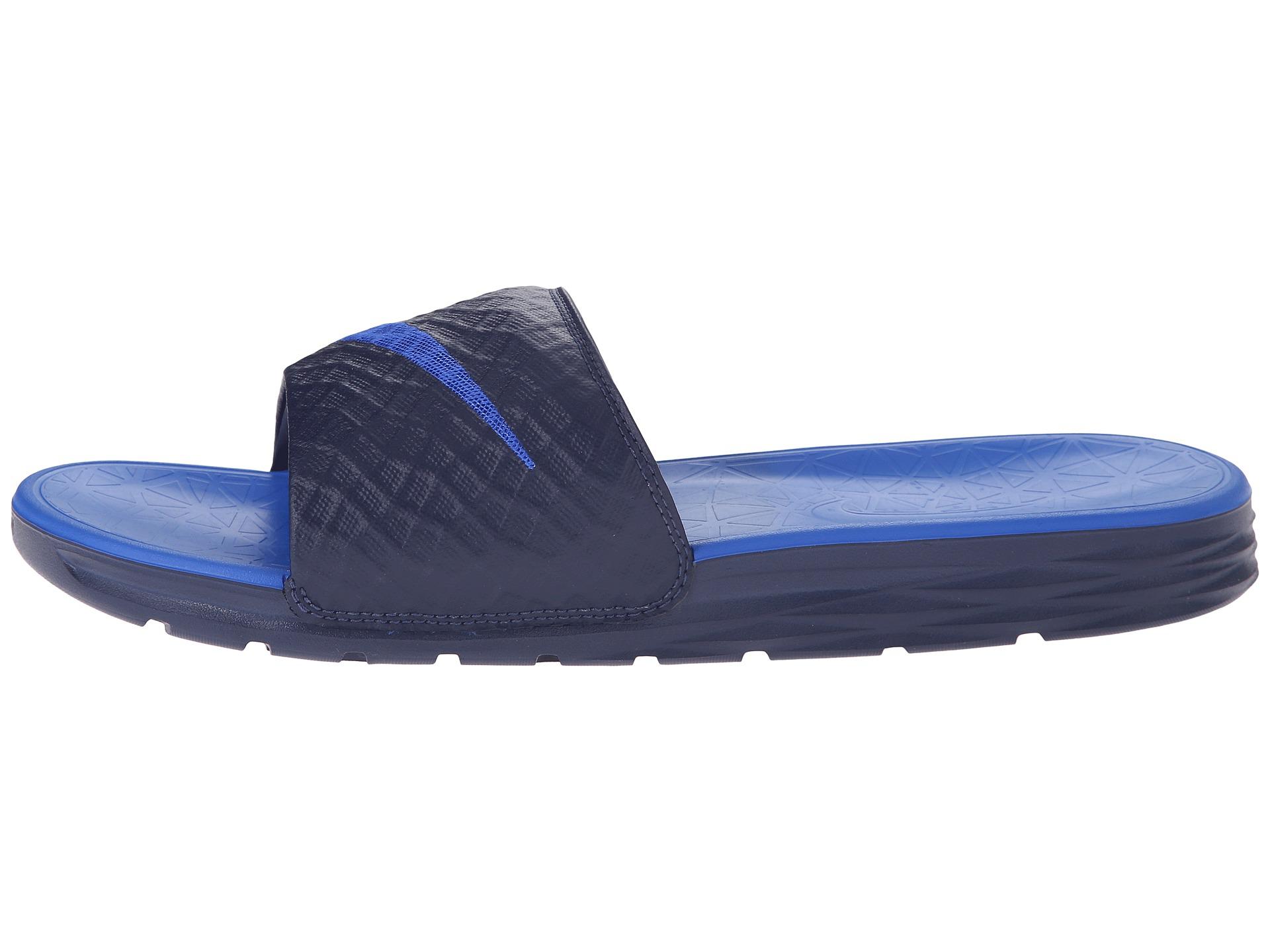 Nike Benassi Solarsoft Slide 2 in Blue for Men - Lyst