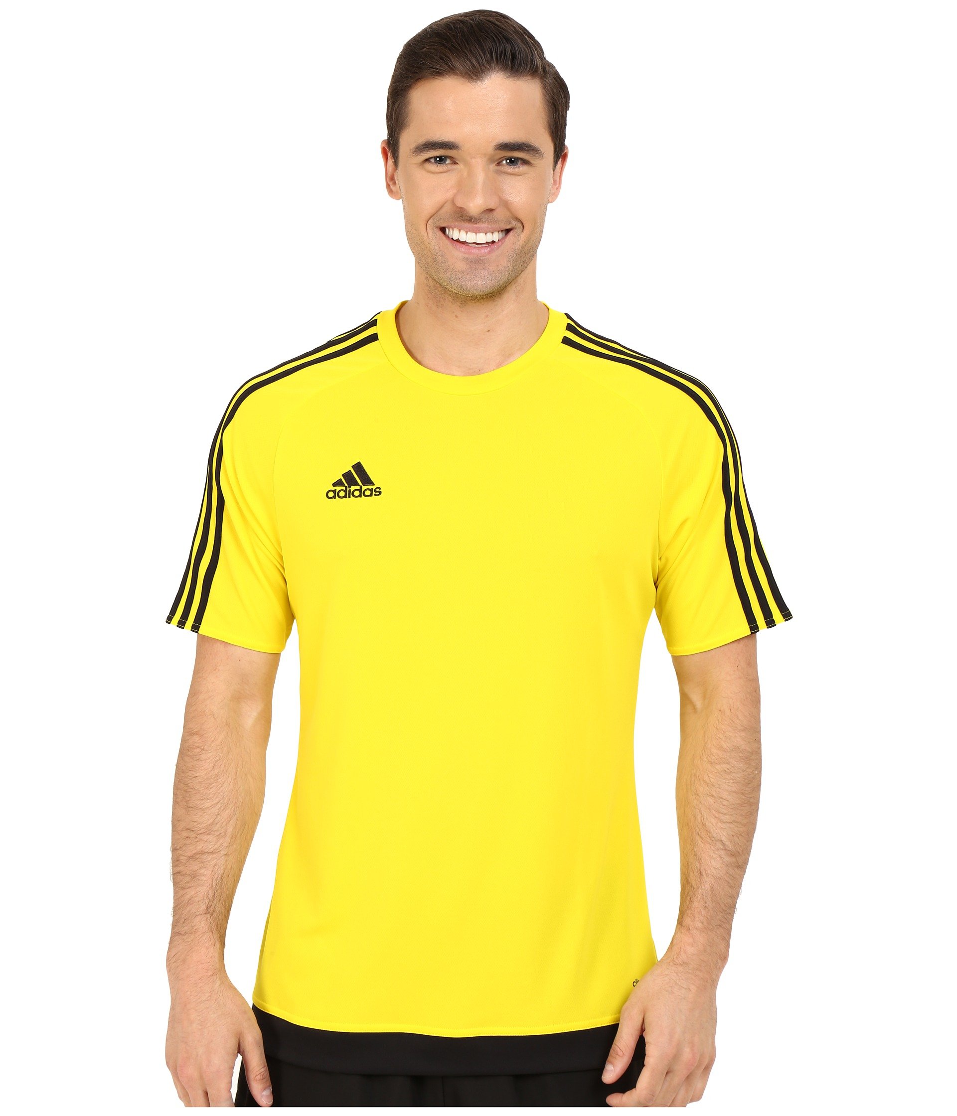 adidas Men's Short-sleeve Soccer Jersey in Yellow for Men
