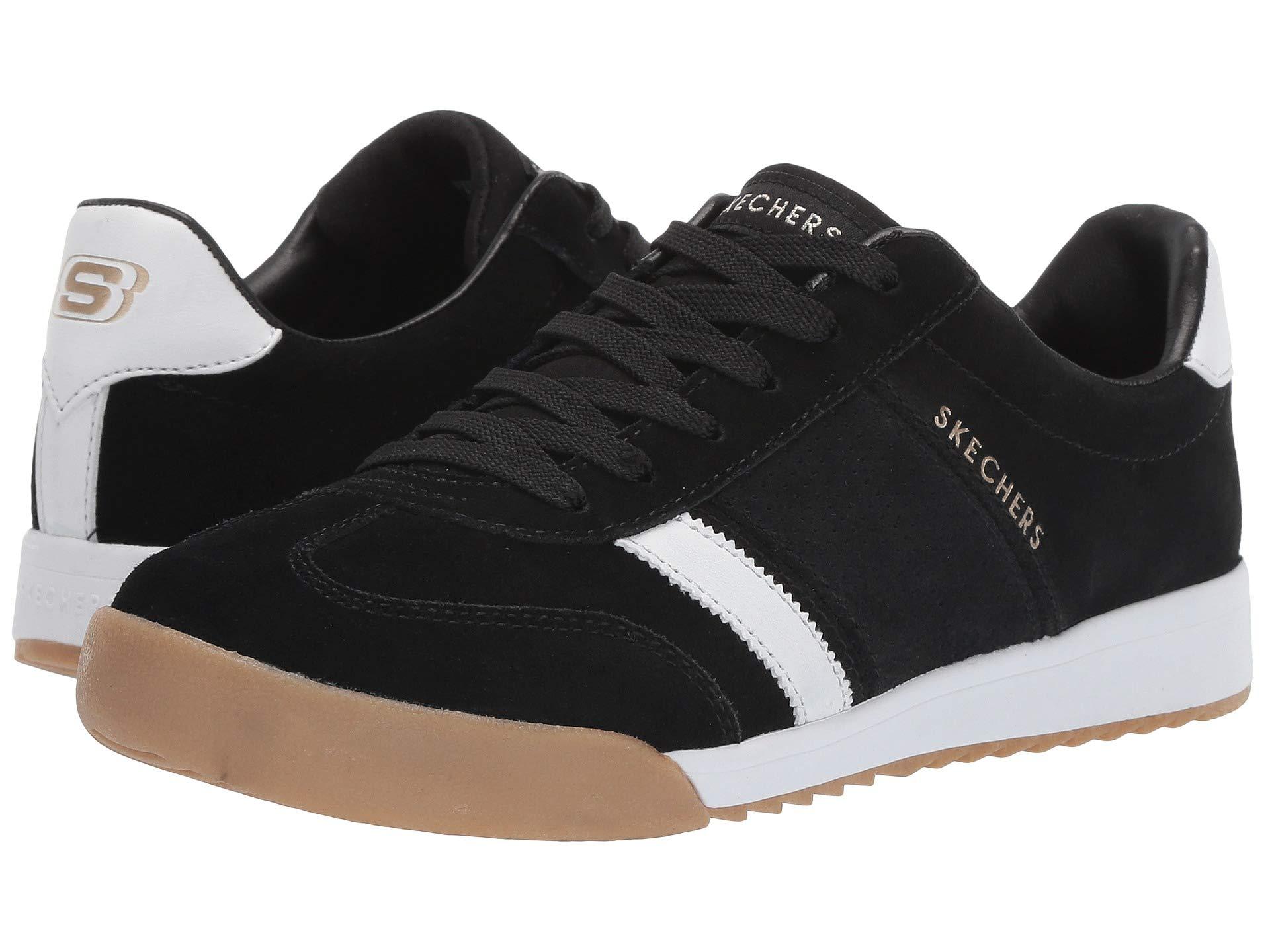 Skechers Leather Zinger 2.0 The White Stripe Casual Sneakers From