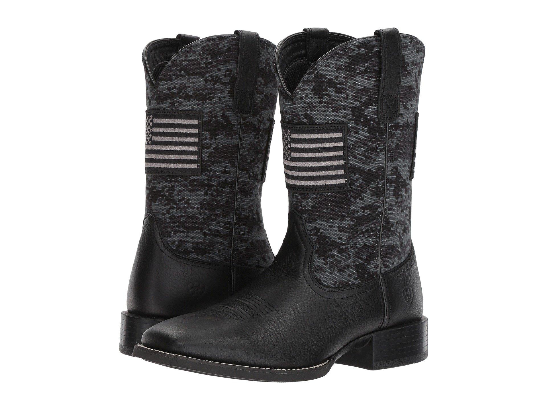 ariat sport patriot round toe