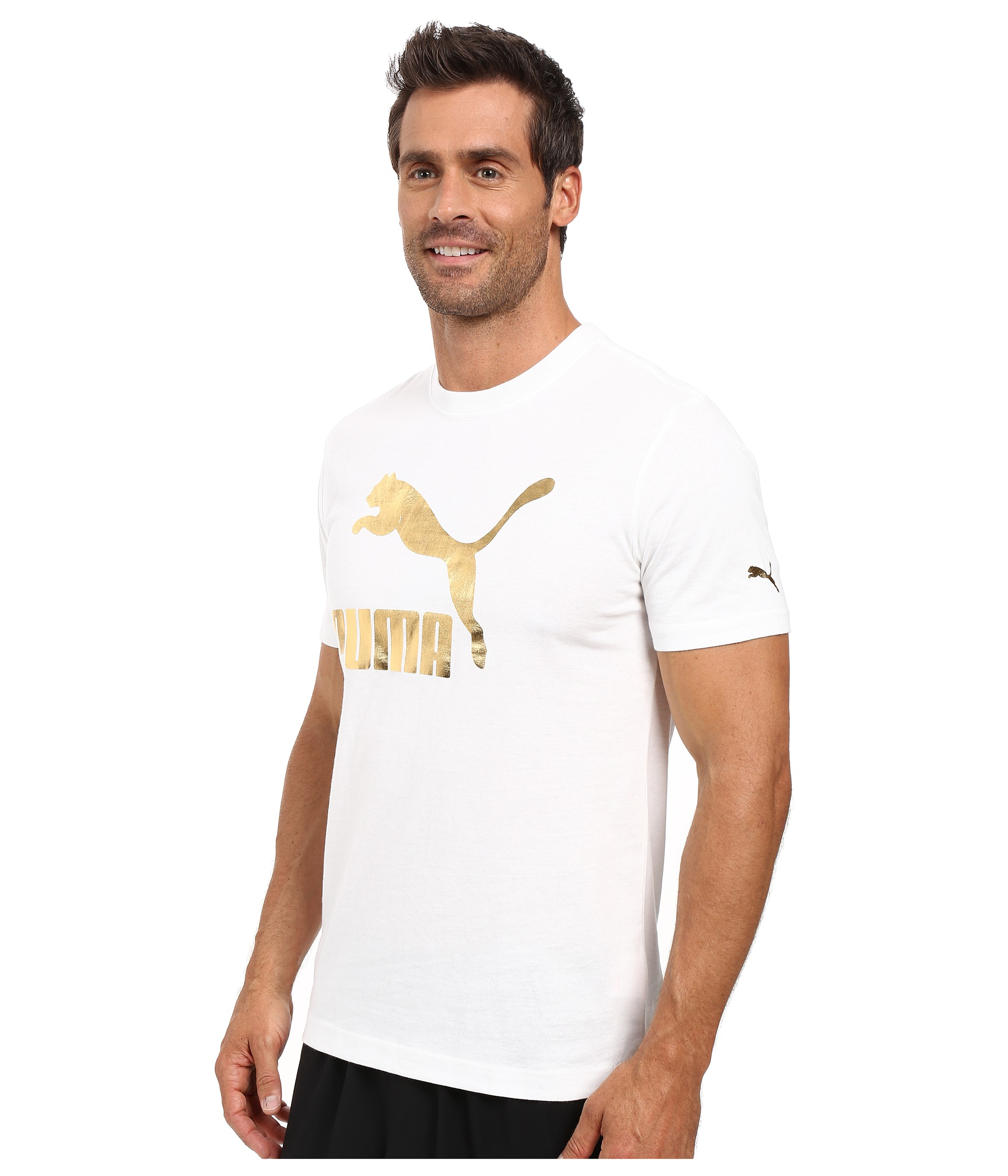 PUMA Cotton Archive Life Tee in White for Men | Lyst