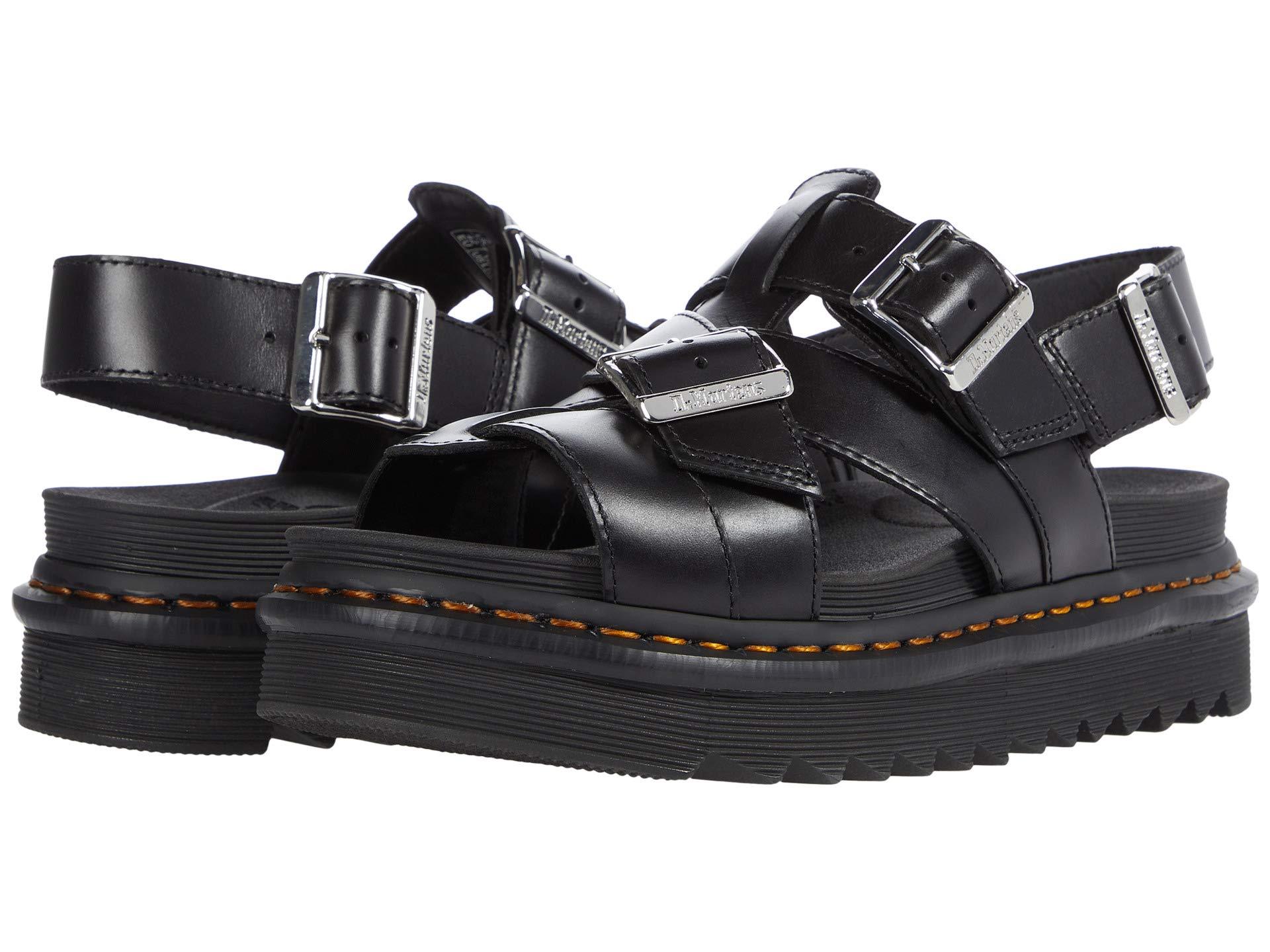 Dr. Martens Leather Terry Ii in Black - Lyst
