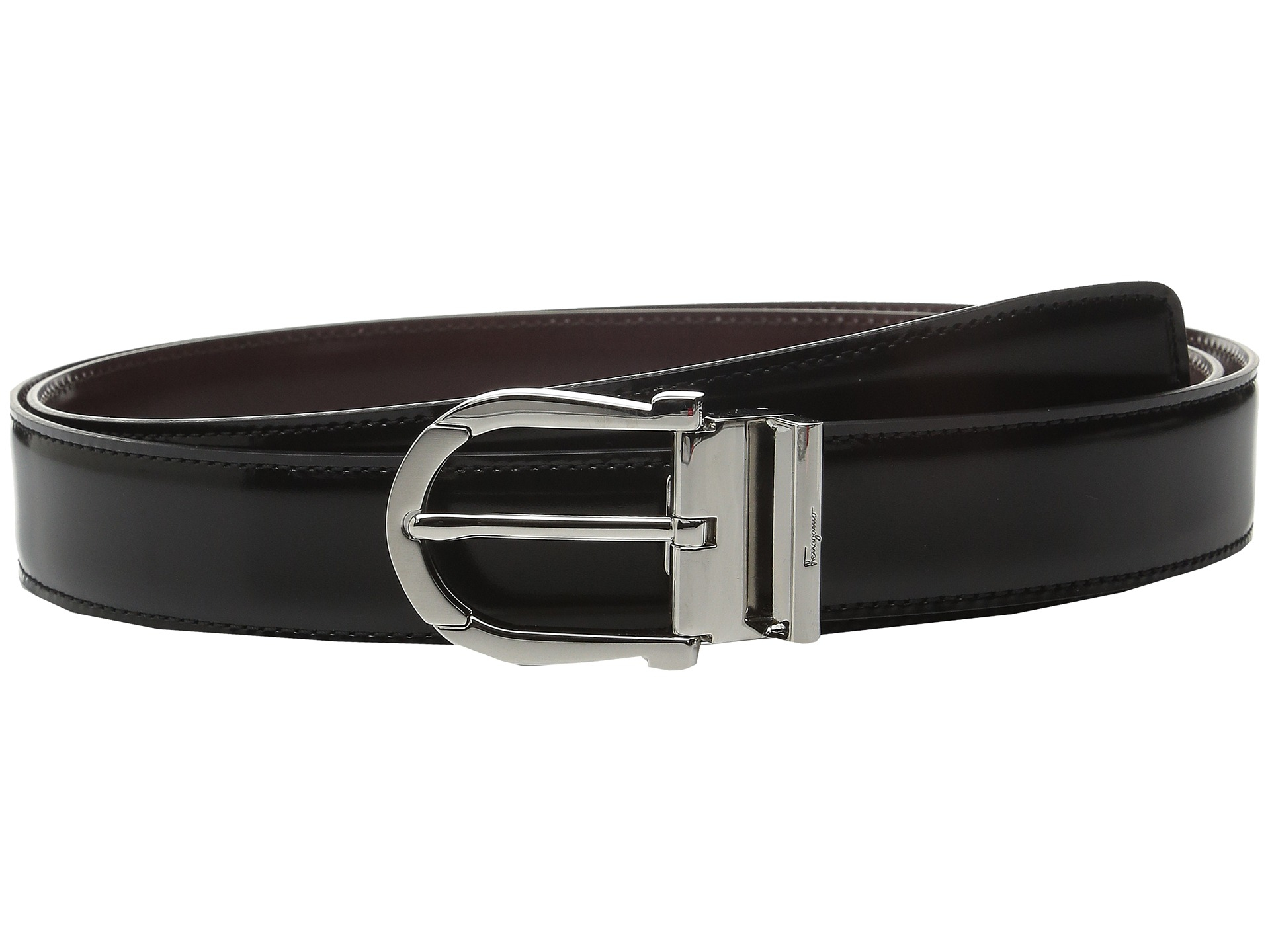 Ferragamo Reversible/adjustable Belt - 679405 in Black for Men | Lyst