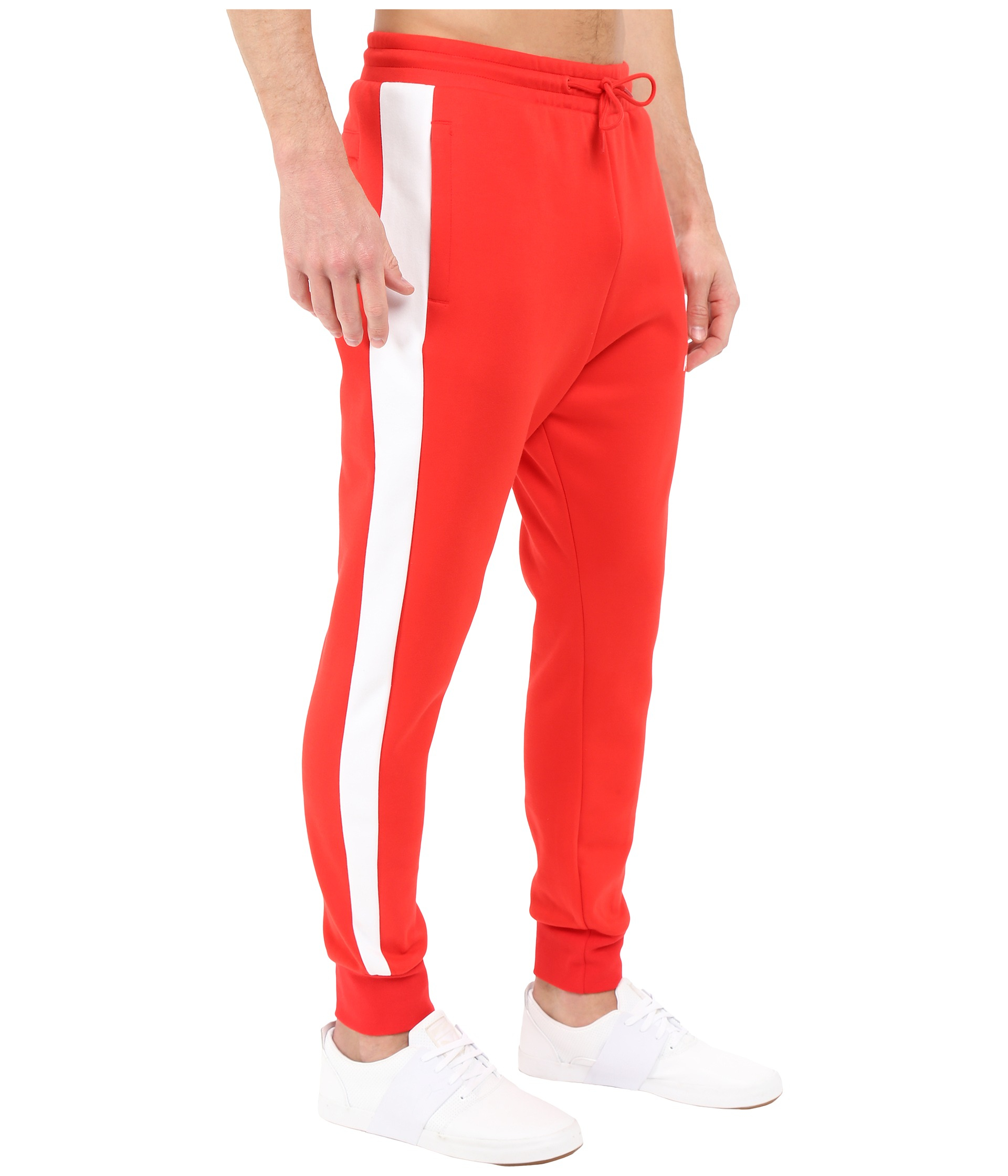 puma track pants red