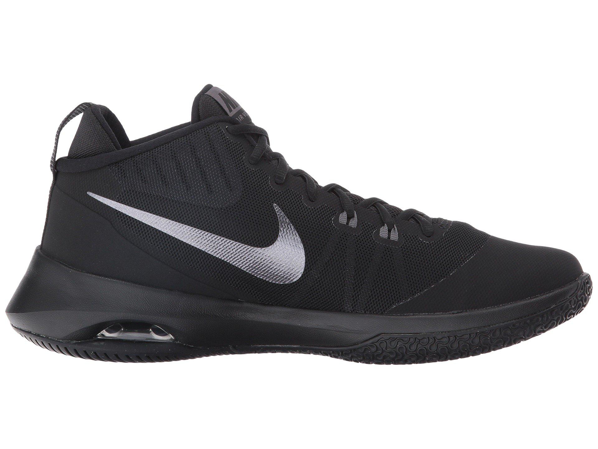 Nike Leather Air Versatile Nubuck in Black/Metallic Dark Grey/Dark gr  (Gray) for Men | Lyst